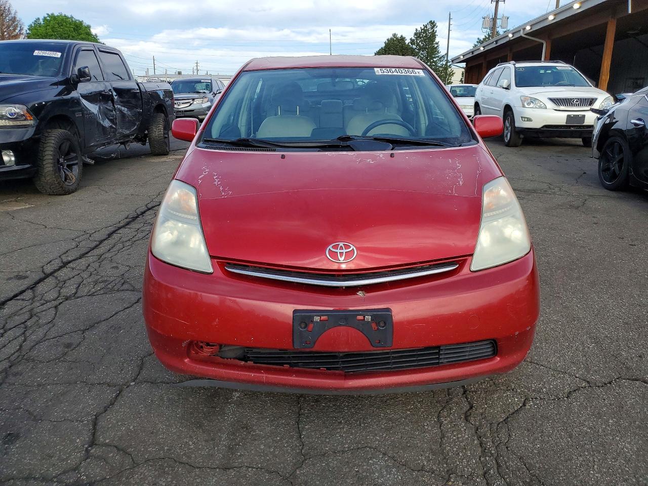 2008 Toyota Prius Base Красный vin: JTDKB20U183330046