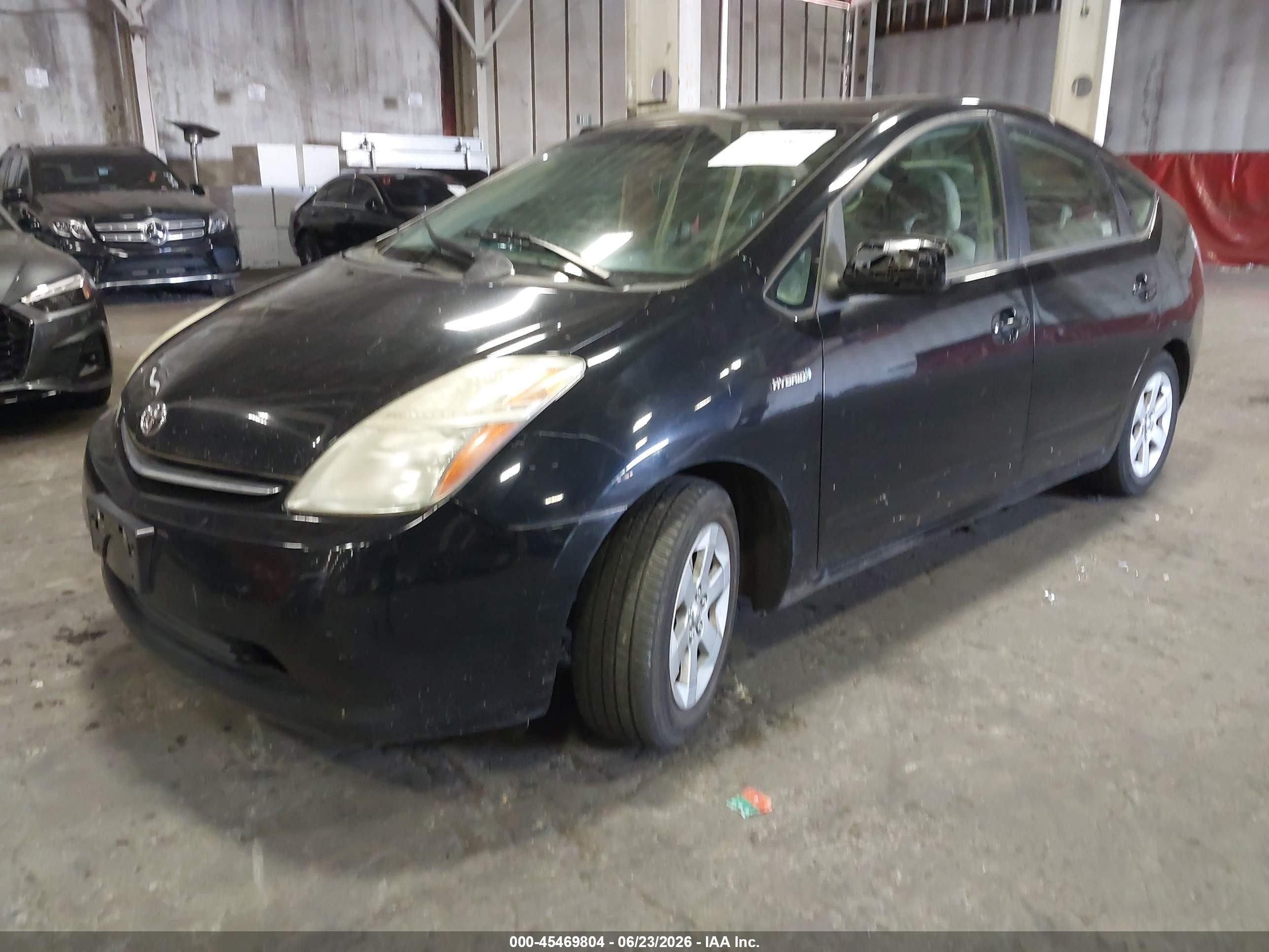 2008 Toyota Prius   Черный vin: JTDKB20U183330435