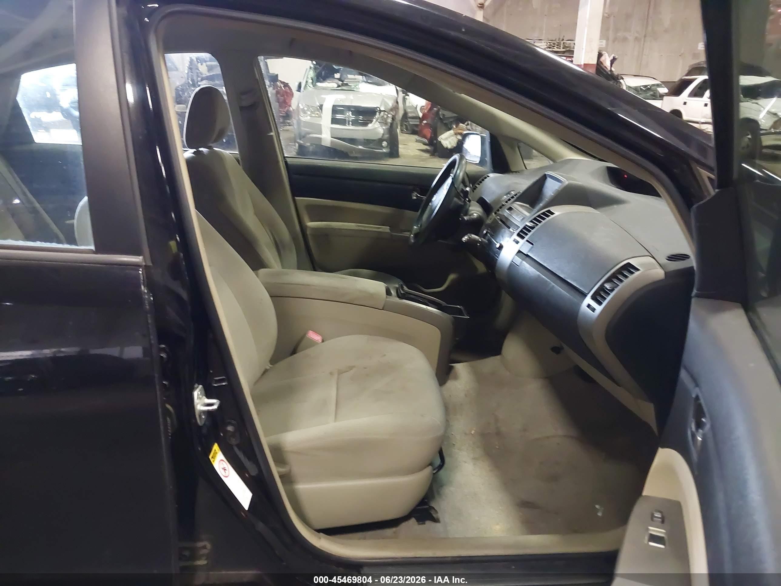 2008 Toyota Prius   Черный vin: JTDKB20U183330435