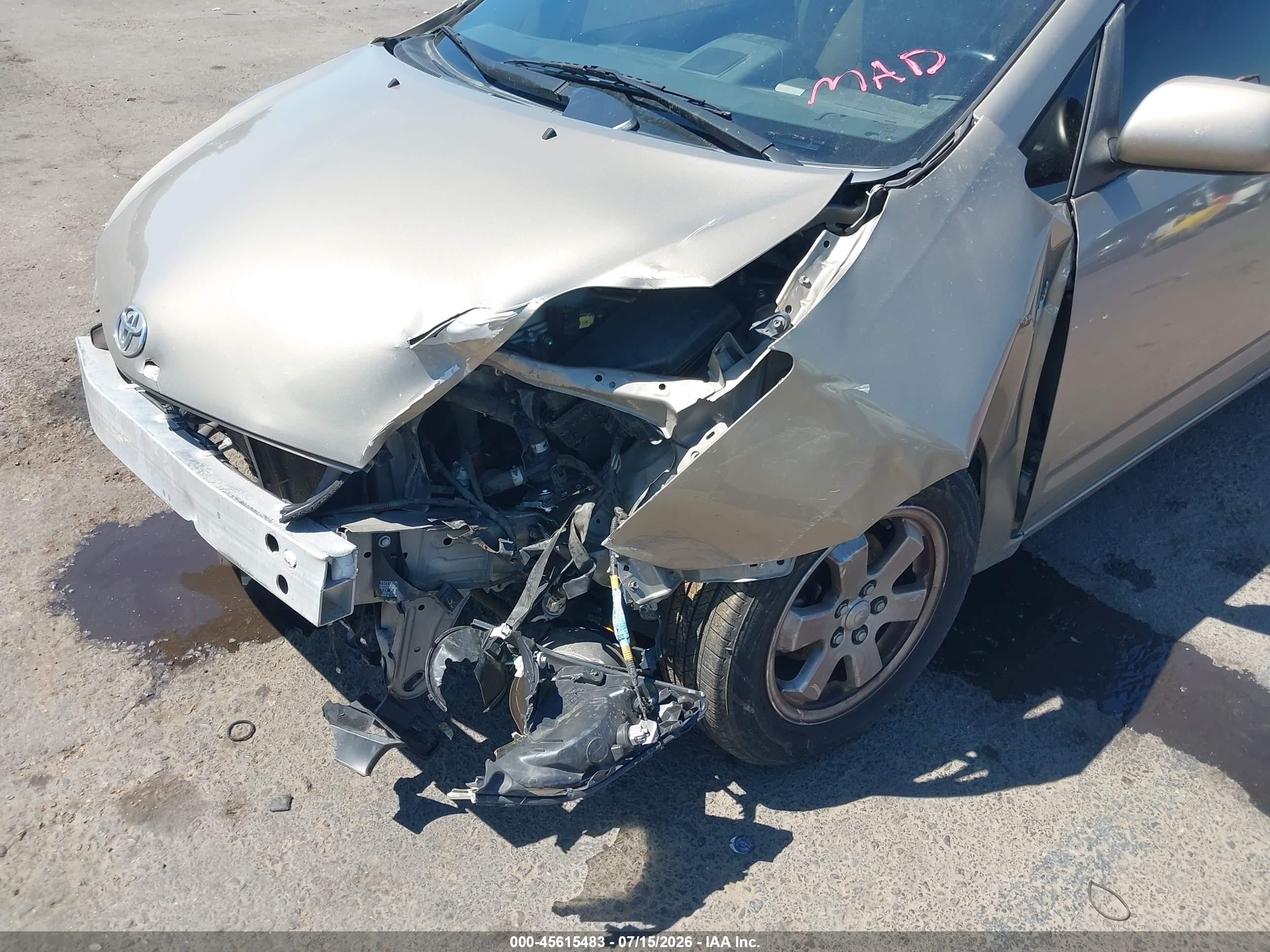 2008 Toyota Prius Золотой vin: JTDKB20U183367534