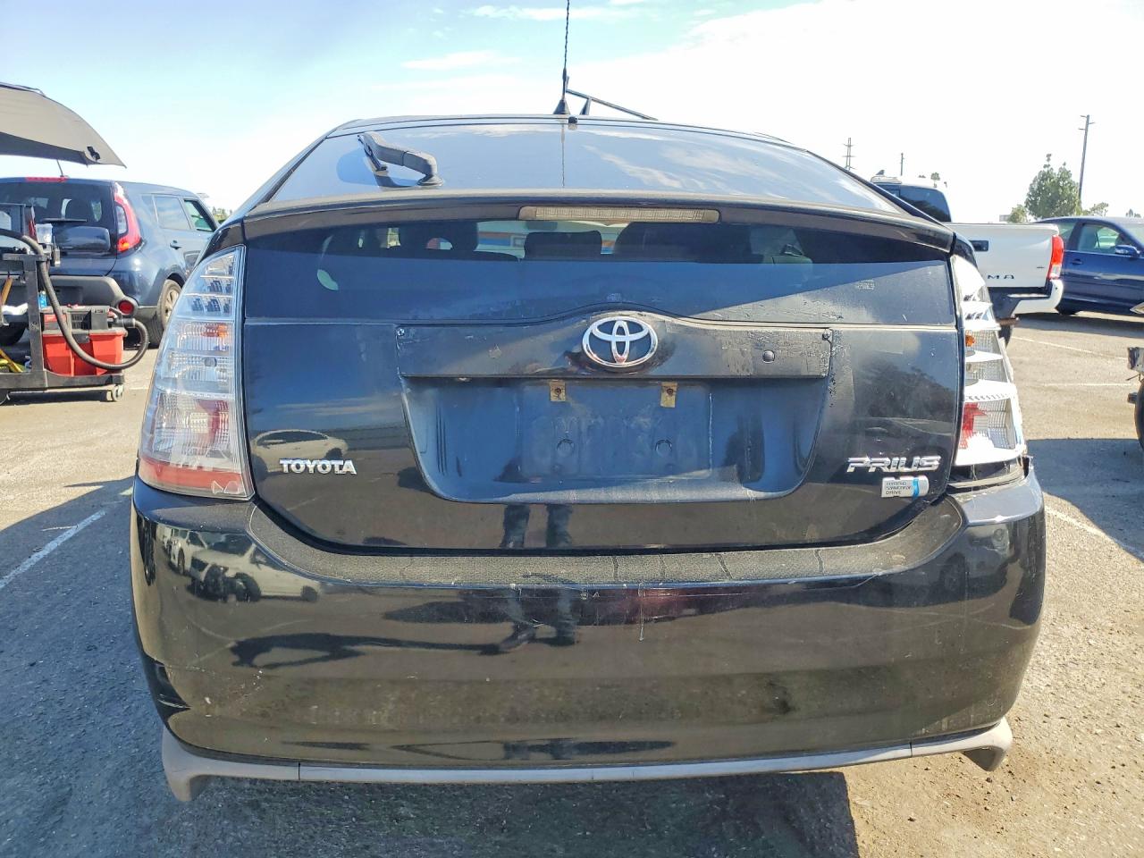 2008 Toyota Prius Base Black vin: JTDKB20U183375908