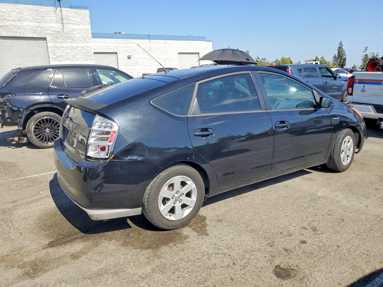 2008 Toyota Prius Base Black vin: JTDKB20U183375908