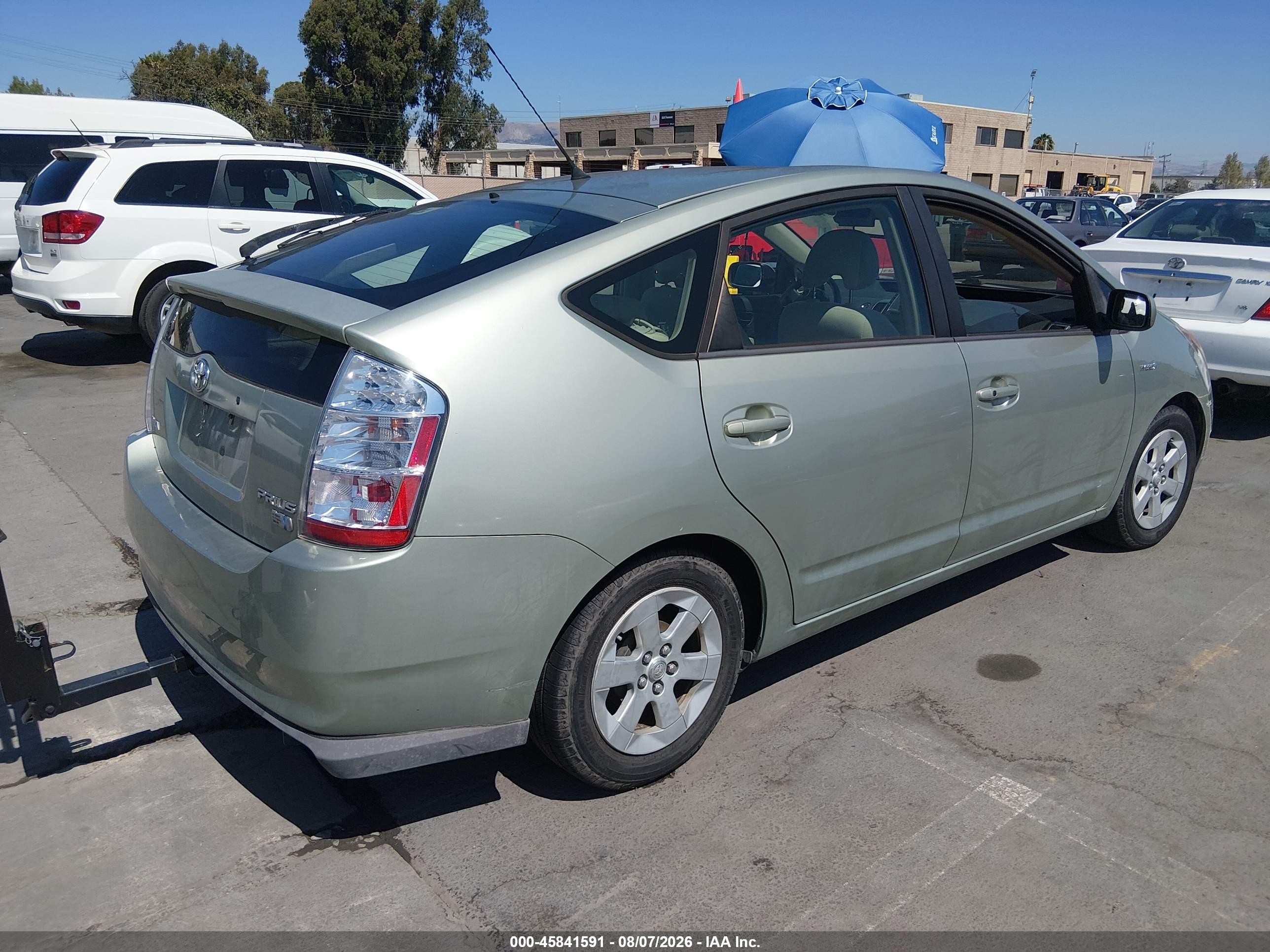 2008 Toyota Prius   Green vin: JTDKB20U183376539