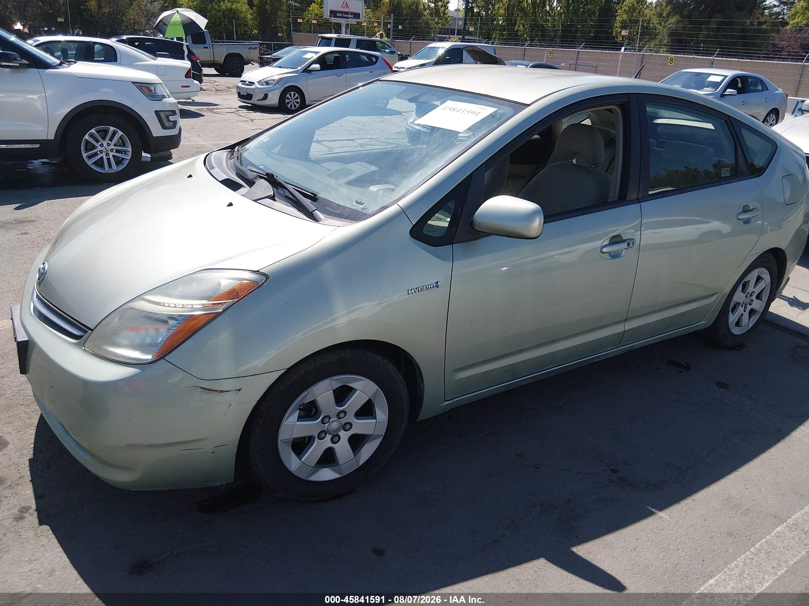 2008 Toyota Prius   Green vin: JTDKB20U183376539