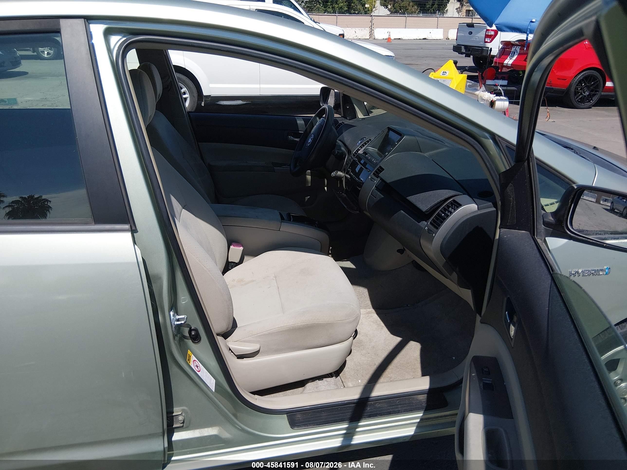 2008 Toyota Prius   Green vin: JTDKB20U183376539