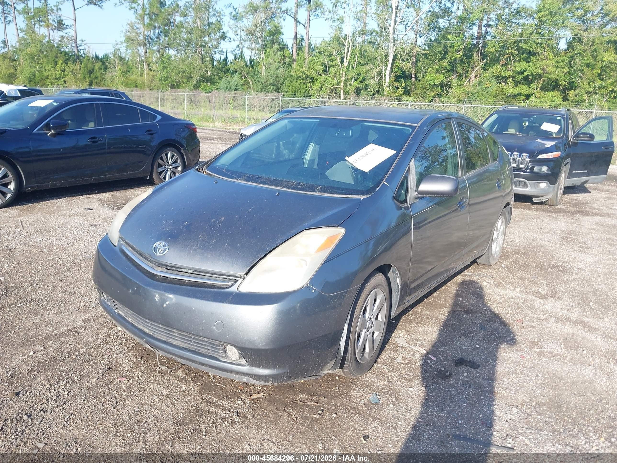 2008 Toyota Prius   Серый vin: JTDKB20U183382955