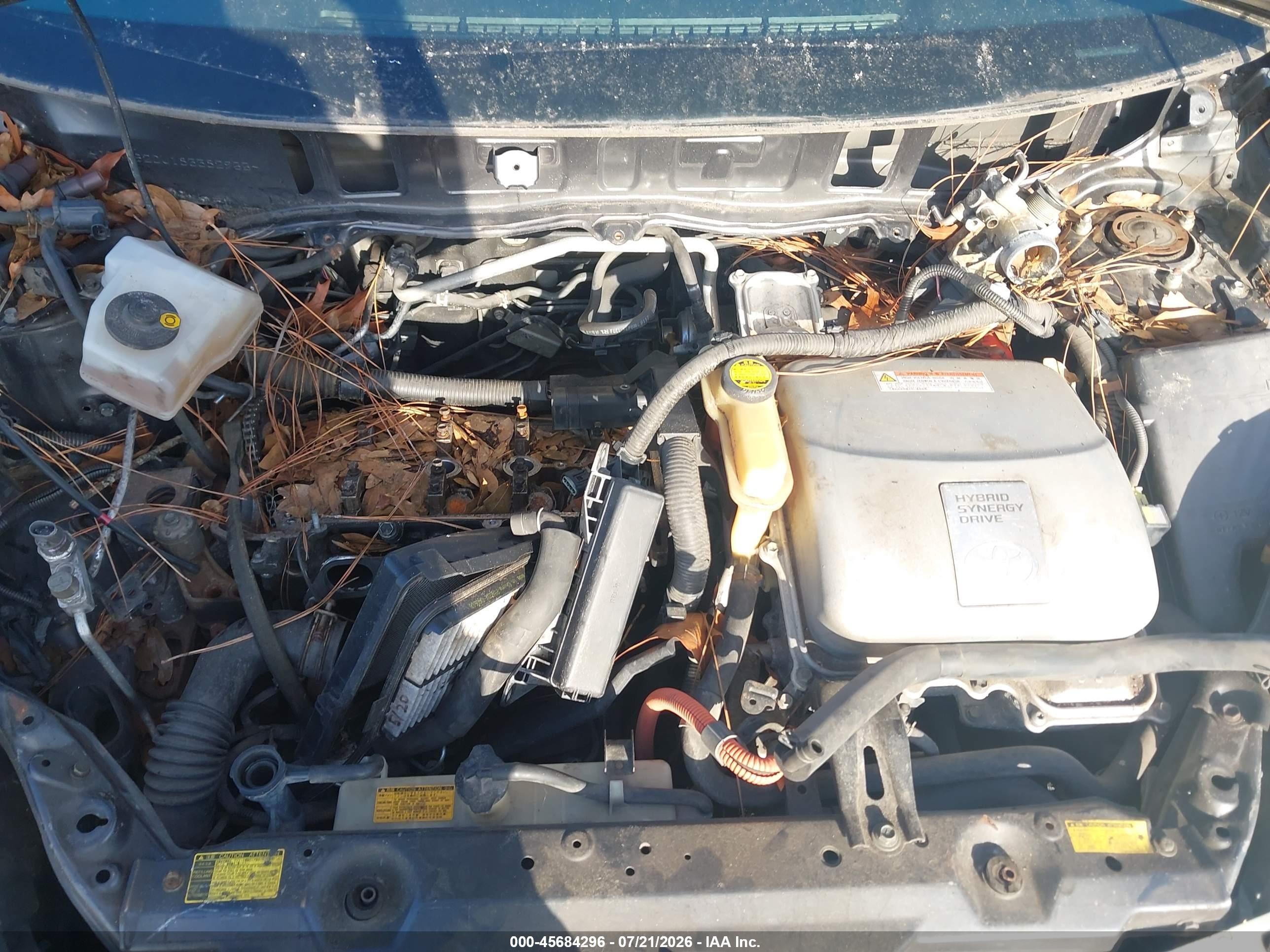 2008 Toyota Prius   Серый vin: JTDKB20U183382955