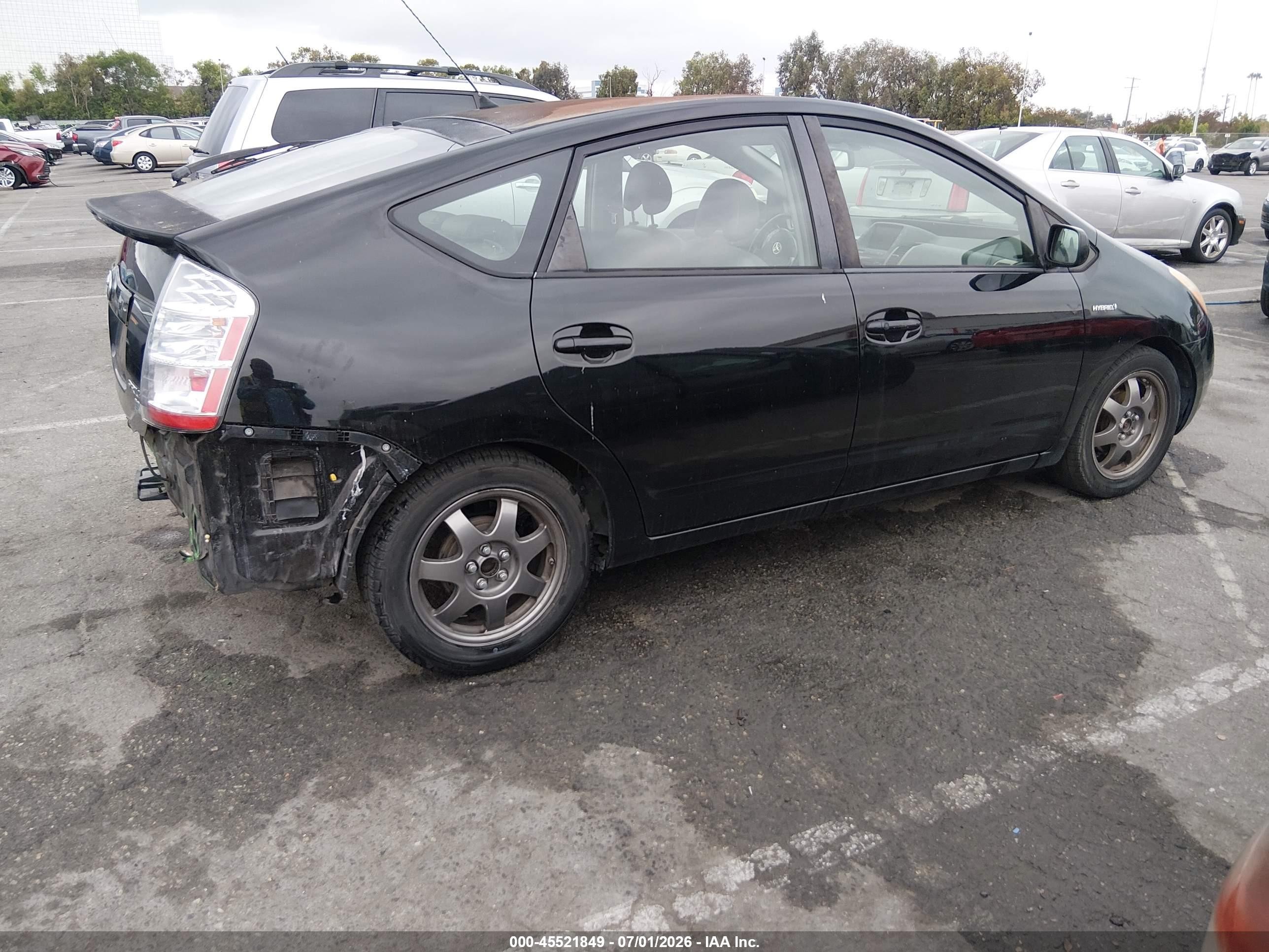 2008 Toyota Prius Touring Black vin: JTDKB20U183390411