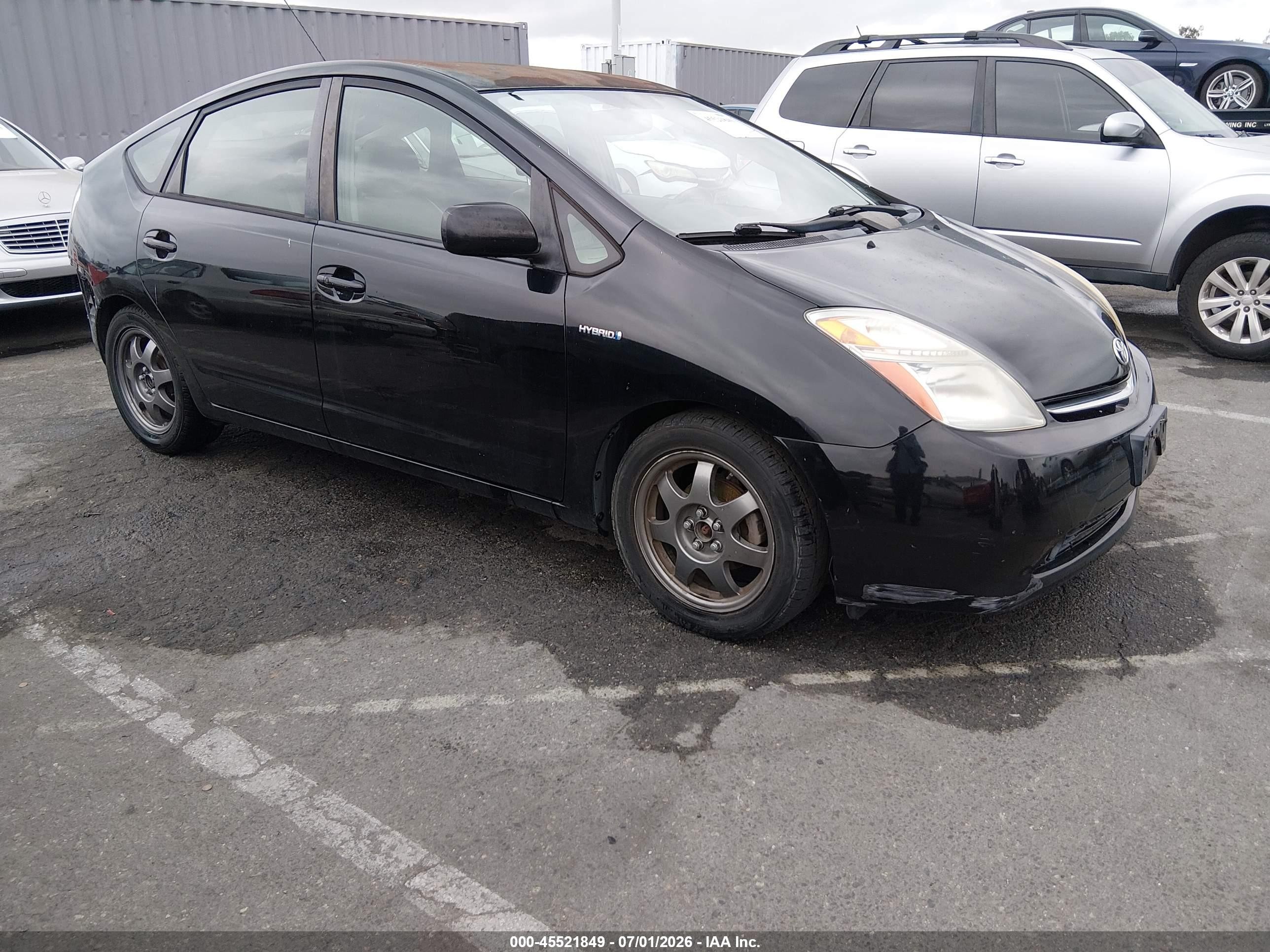 2008 Toyota Prius Touring Black vin: JTDKB20U183390411