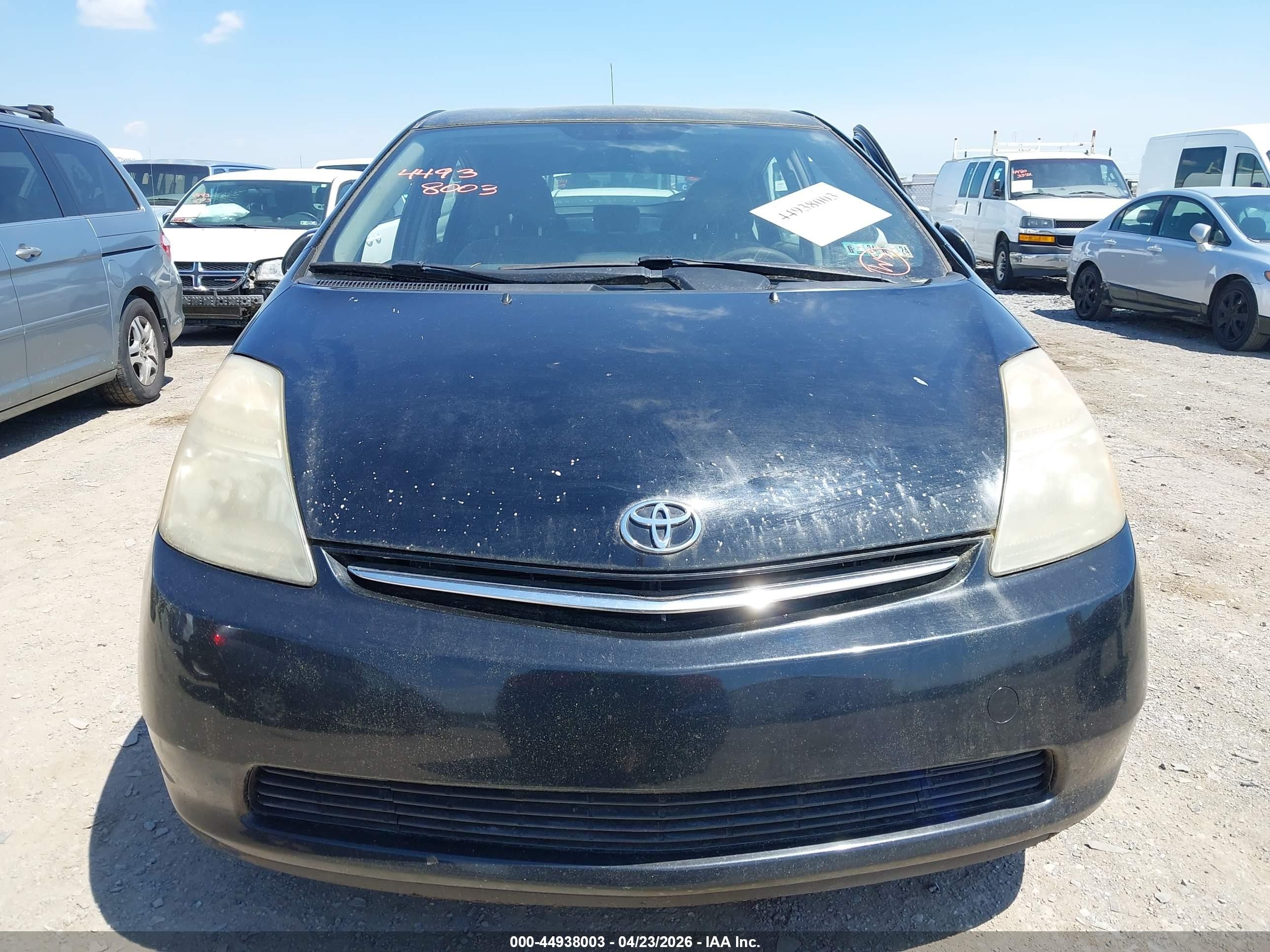 2008 Toyota Prius   Black vin: JTDKB20U183394118