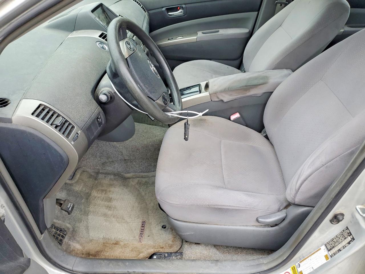 2008 Toyota Prius Base Silver vin: JTDKB20U183396290