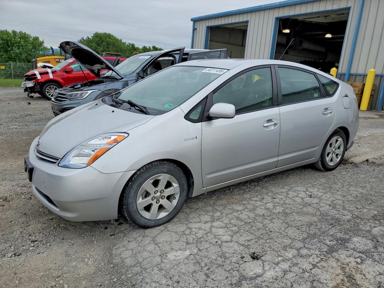 2008 Toyota Prius Base Silver vin: JTDKB20U183396290