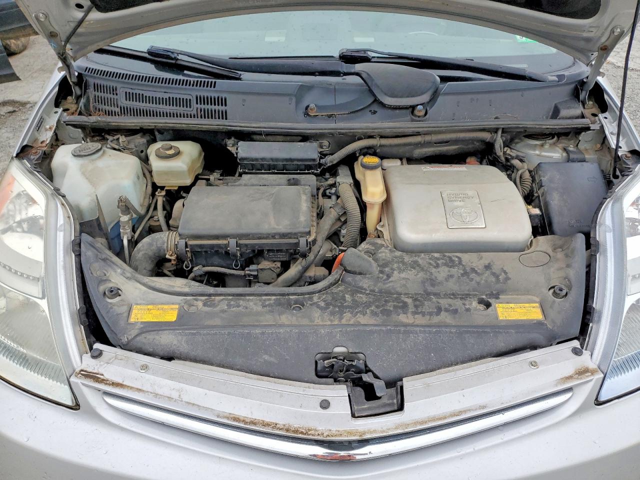 2008 Toyota Prius Base Silver vin: JTDKB20U183396290