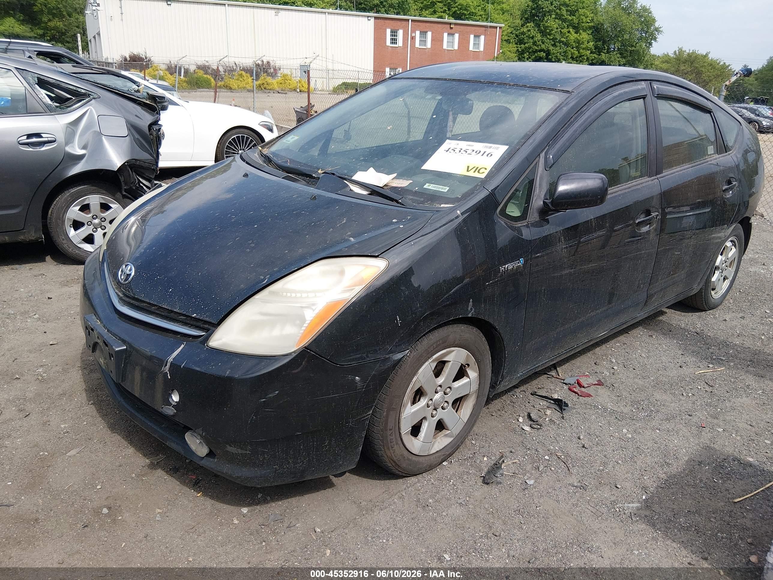 2008 Toyota Prius   Black vin: JTDKB20U183397732