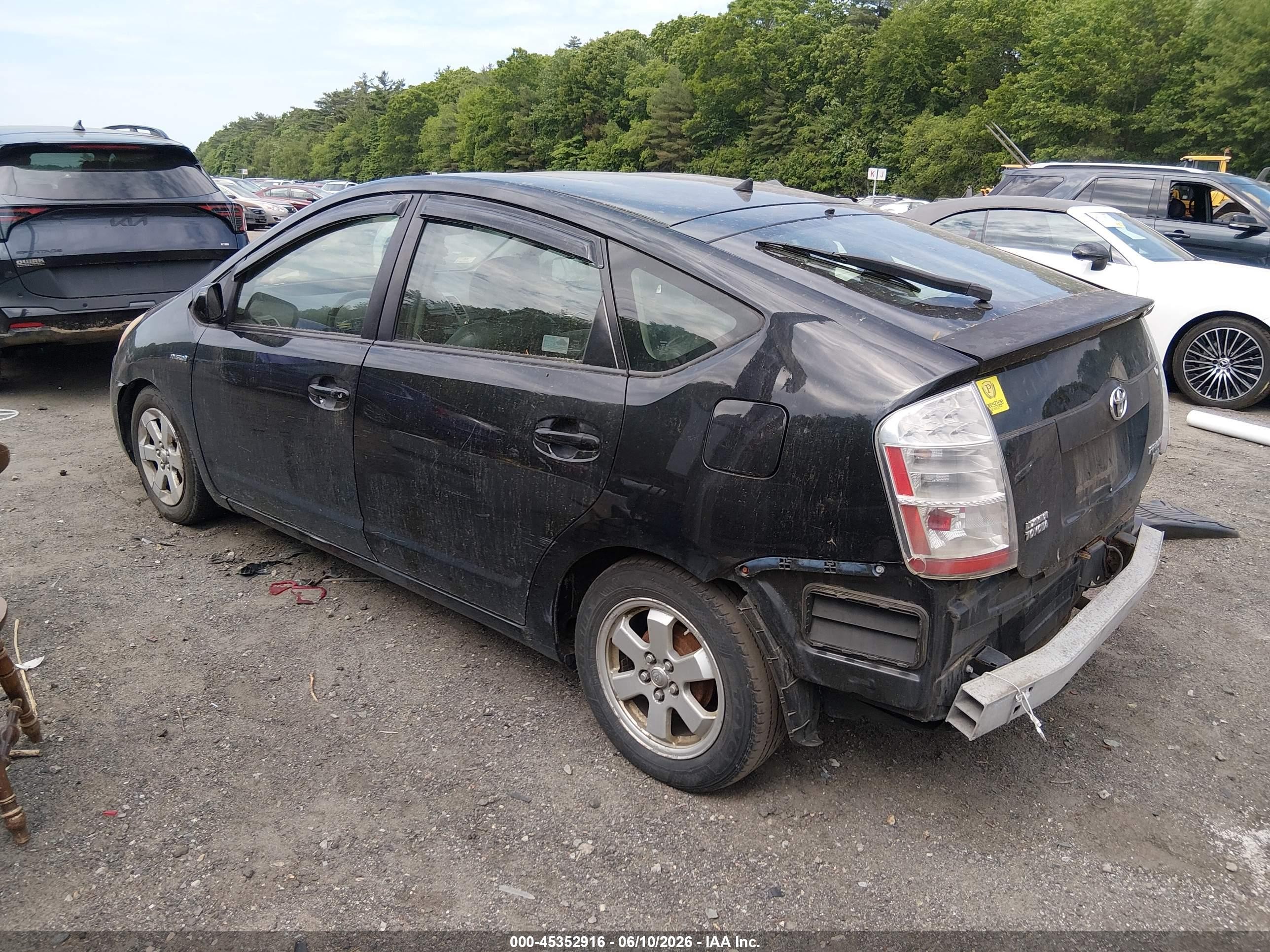2008 Toyota Prius   Black vin: JTDKB20U183397732