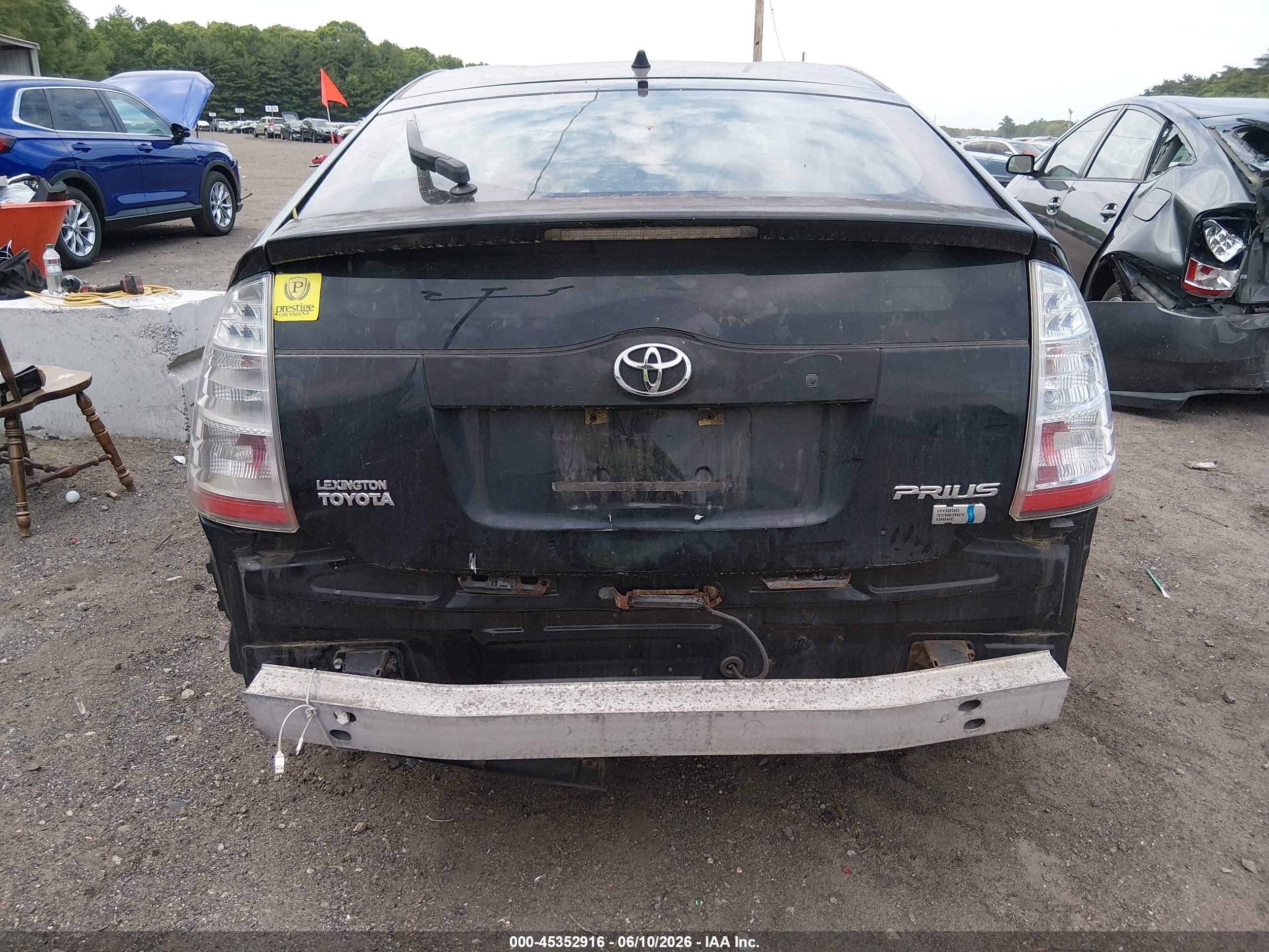 2008 Toyota Prius   Black vin: JTDKB20U183397732
