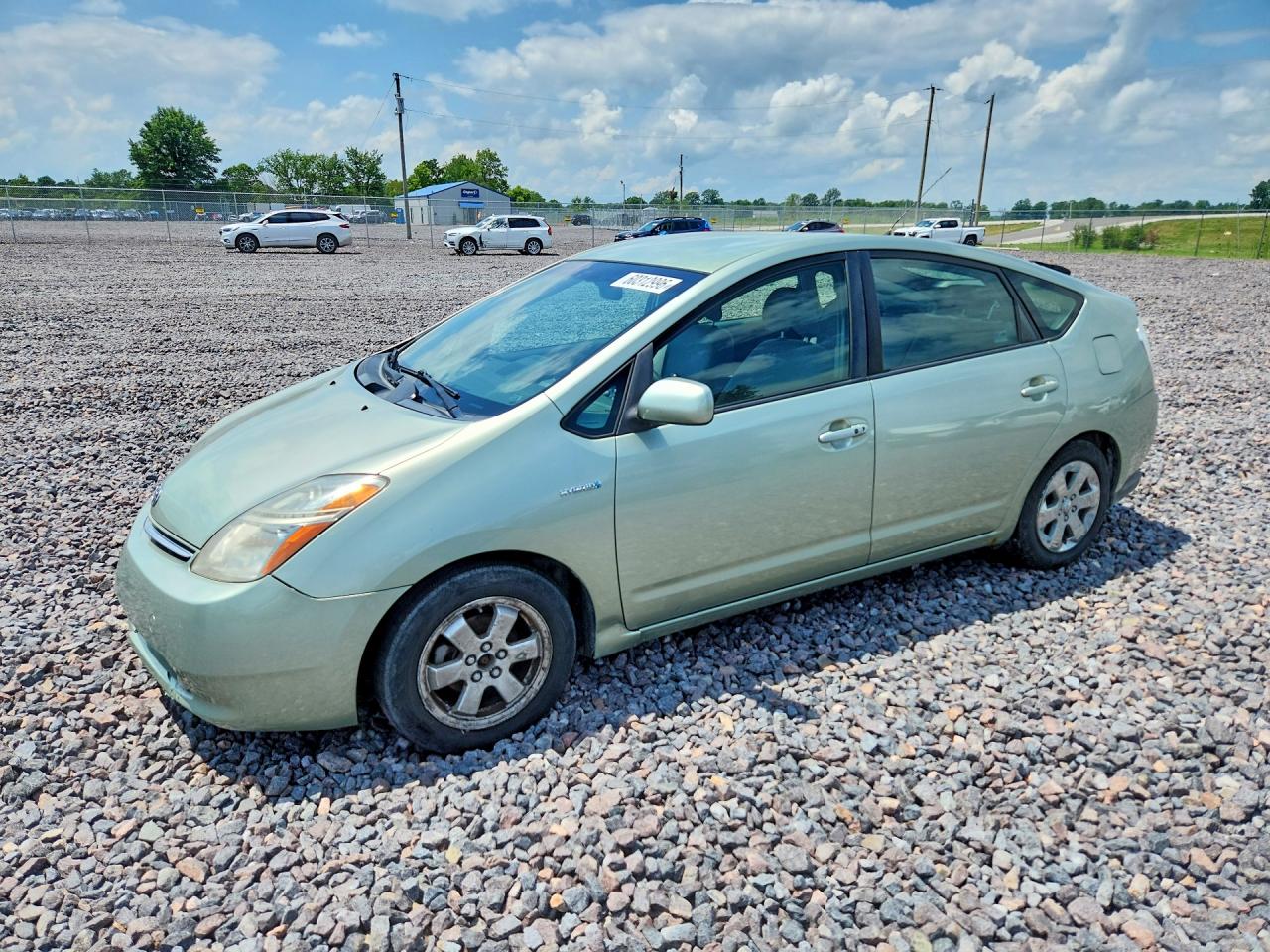 2008 Toyota Prius Base Green vin: JTDKB20U183399223