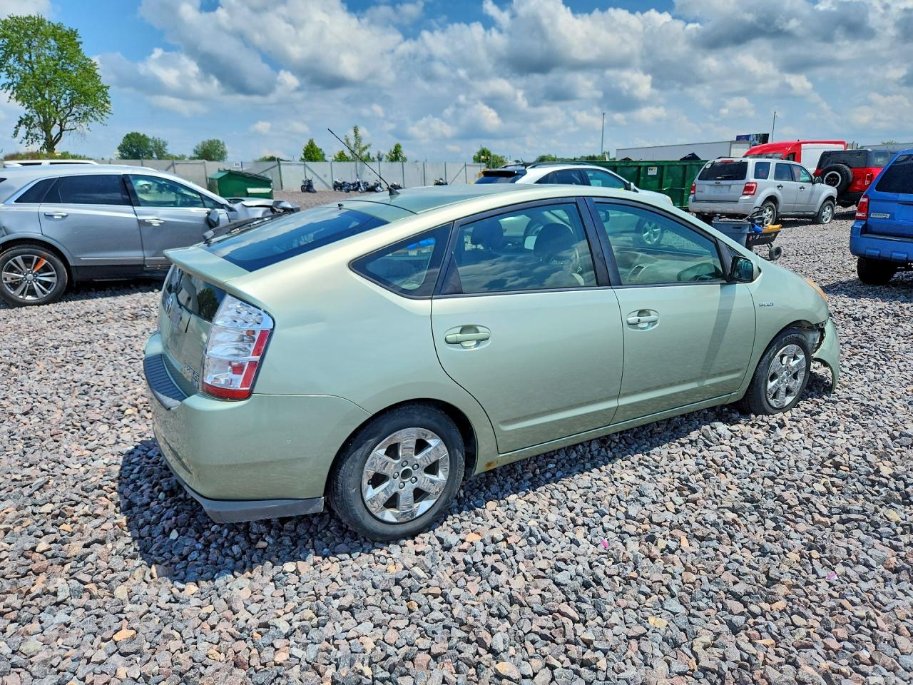 2008 Toyota Prius Base Green vin: JTDKB20U183399223