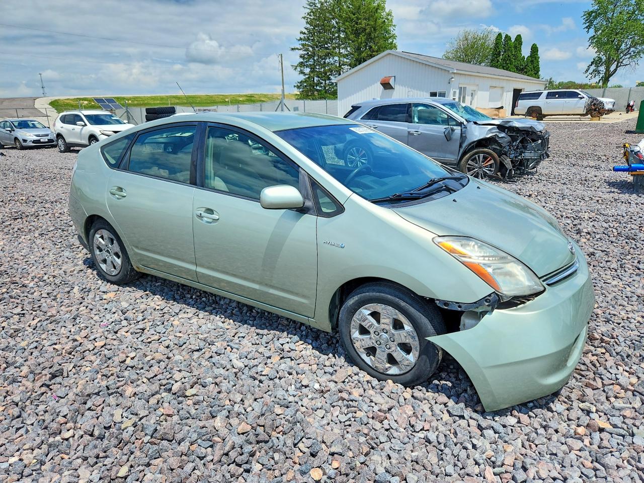 2008 Toyota Prius Base Green vin: JTDKB20U183399223