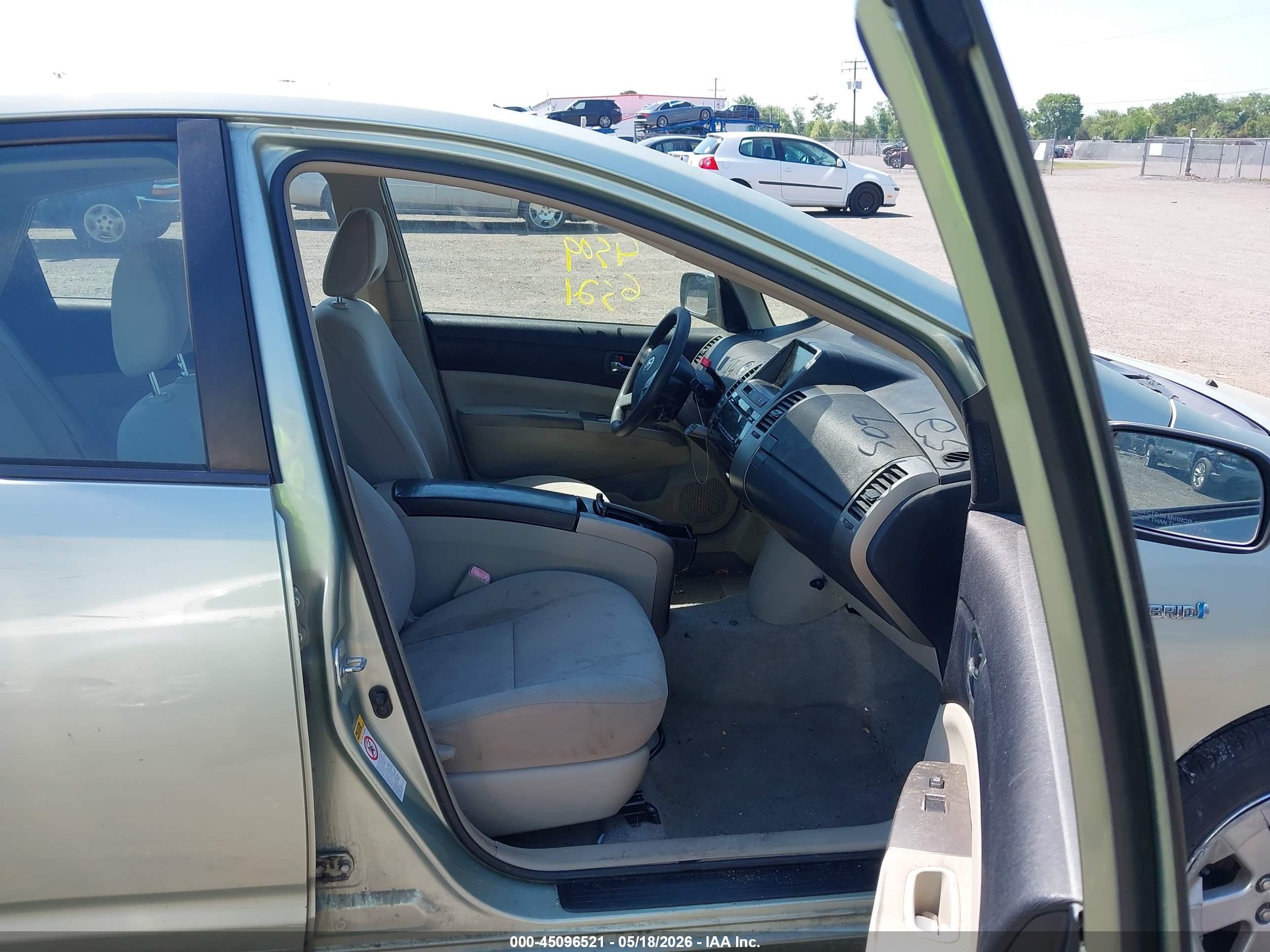 2008 Toyota Prius Green vin: JTDKB20U183407093