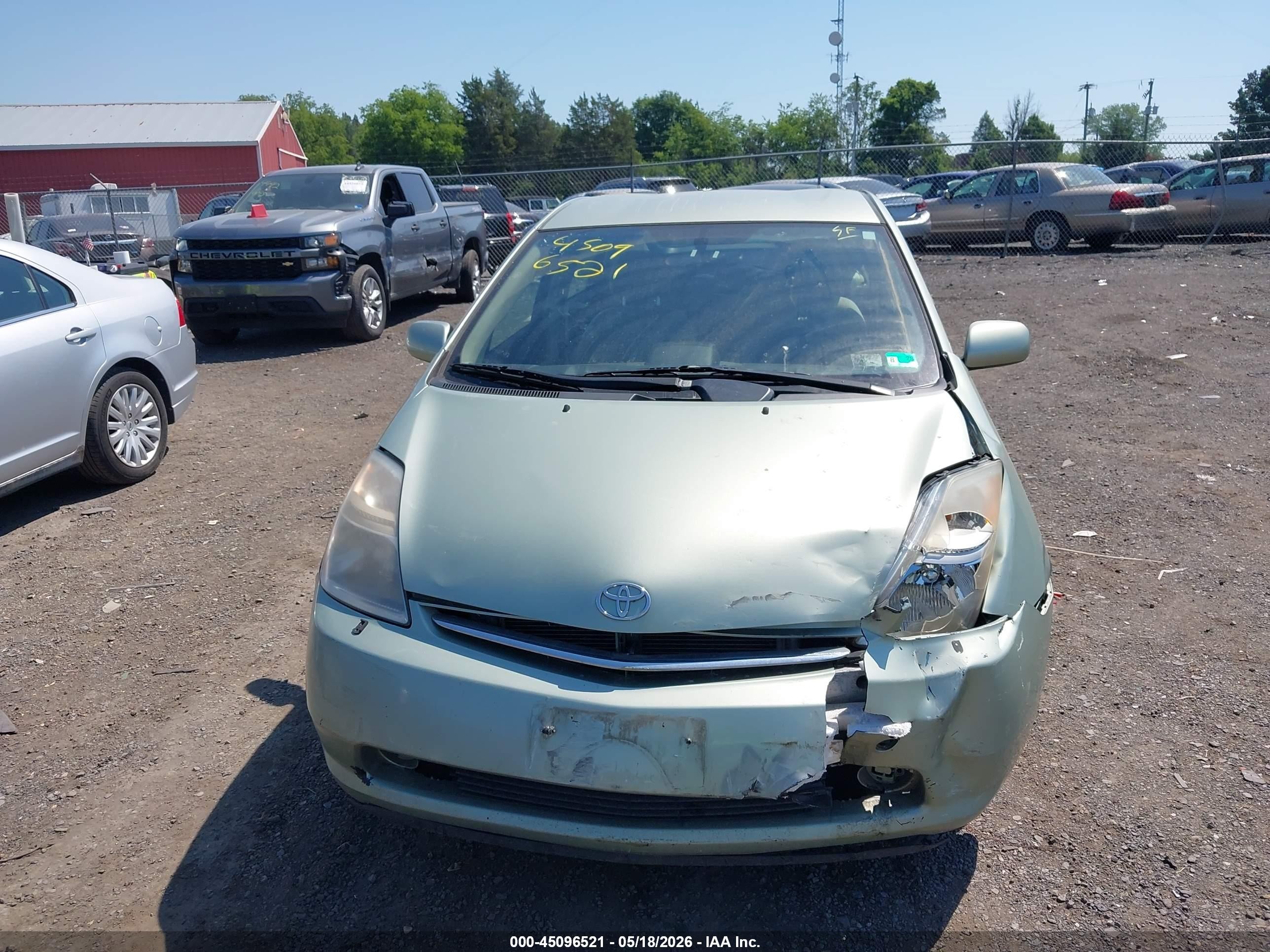 2008 Toyota Prius Green vin: JTDKB20U183407093