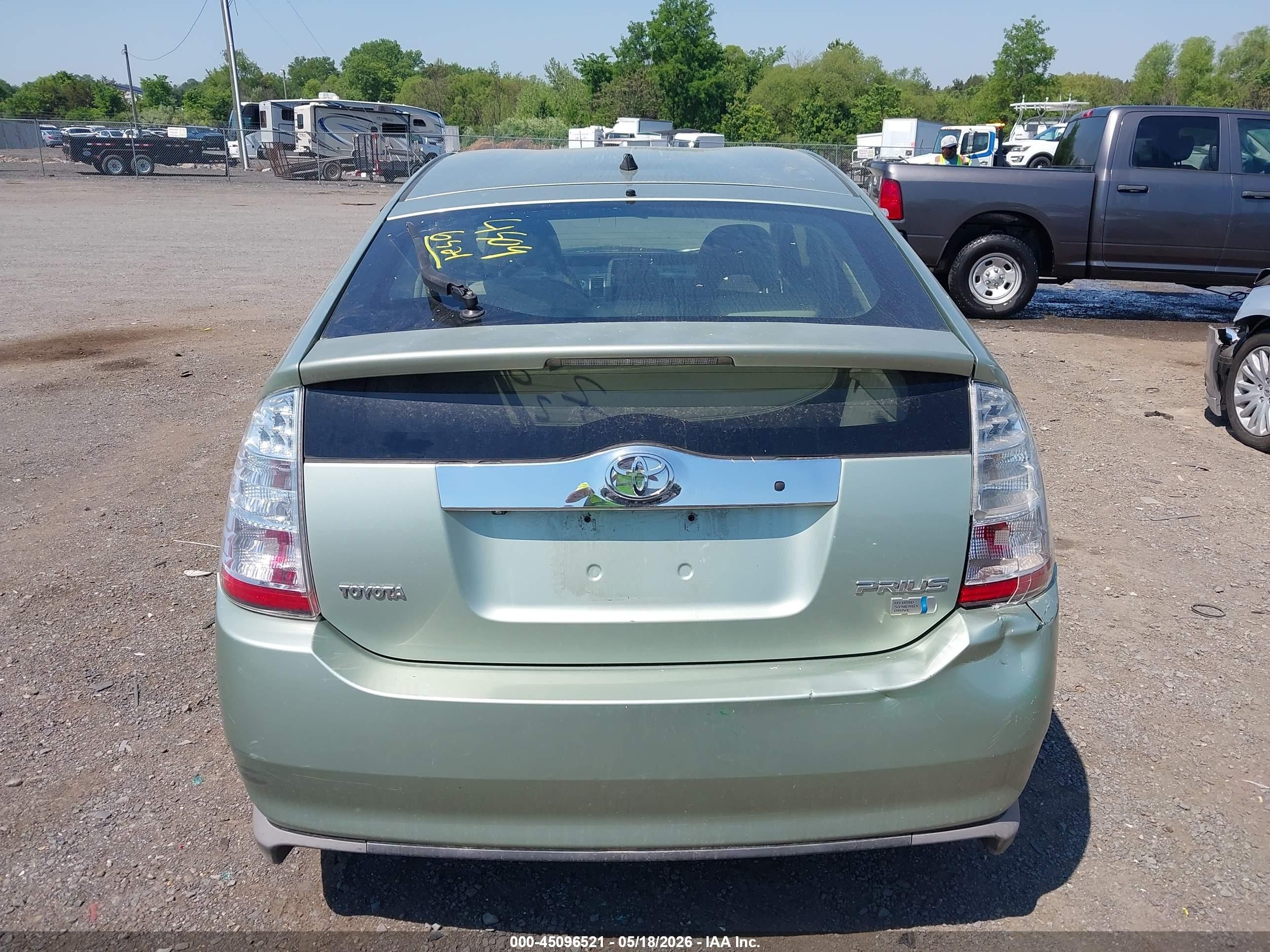 2008 Toyota Prius Green vin: JTDKB20U183407093