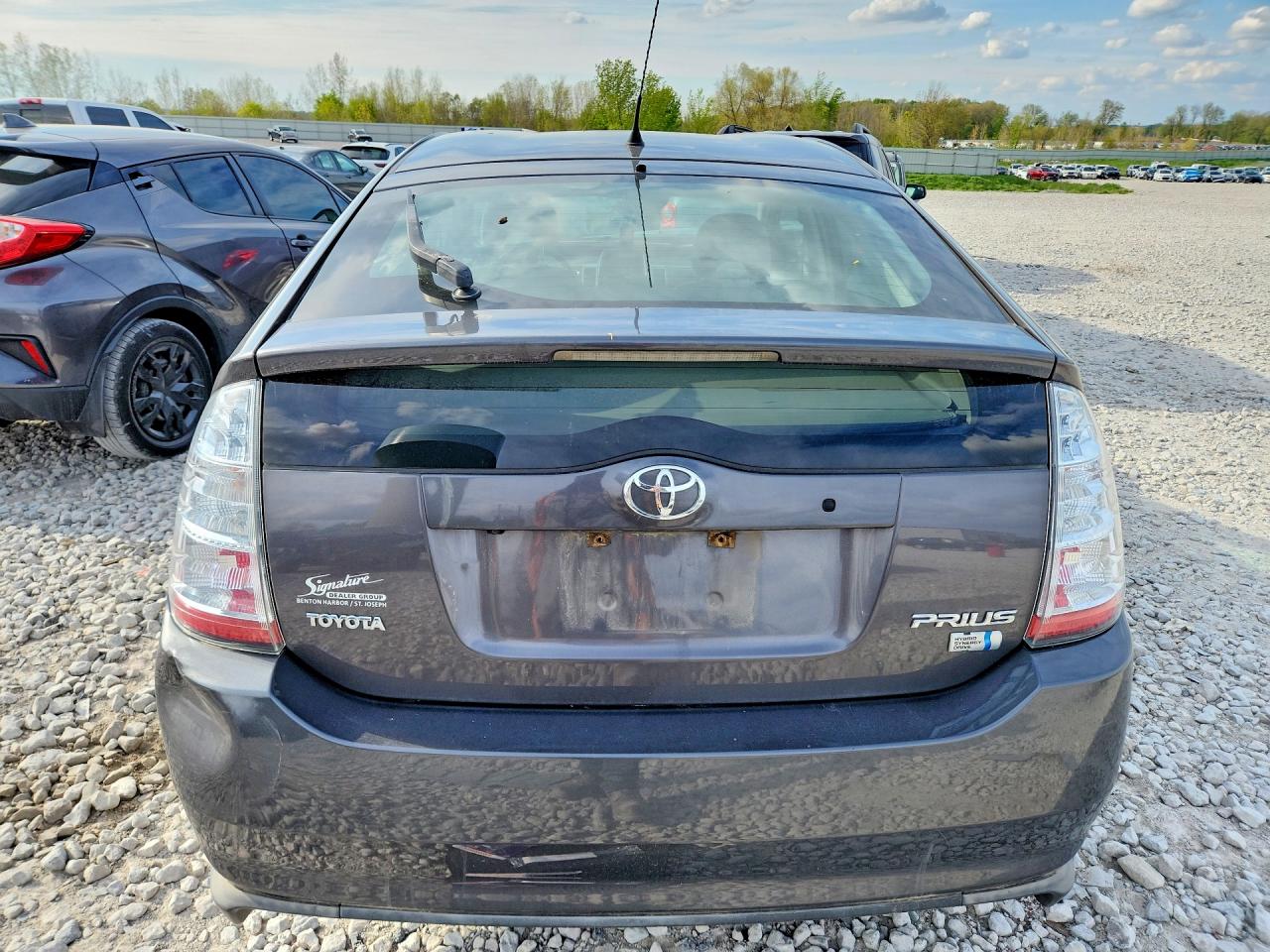 2008 Toyota Prius Base Gray vin: JTDKB20U183445469