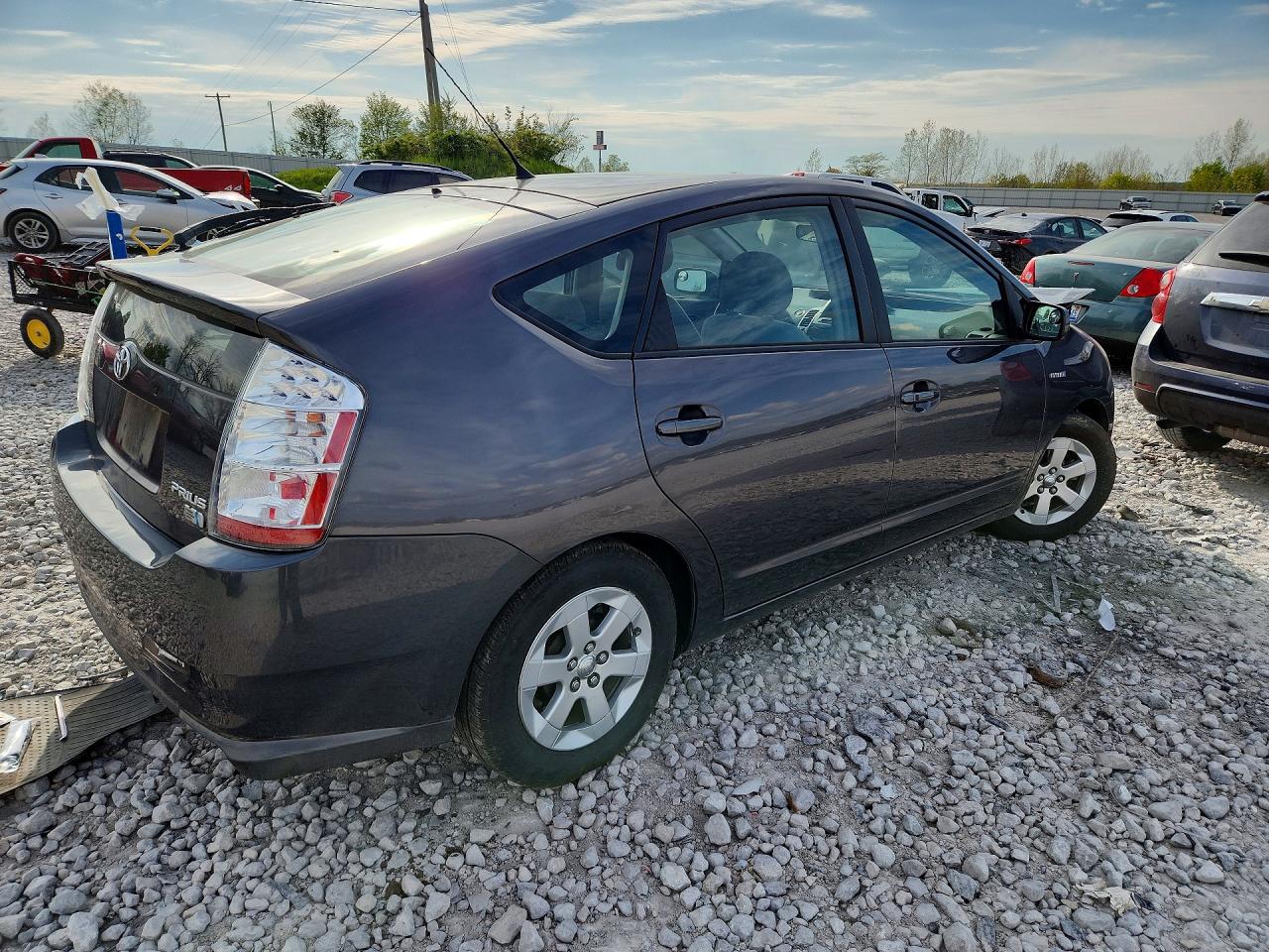 2008 Toyota Prius Base Gray vin: JTDKB20U183445469