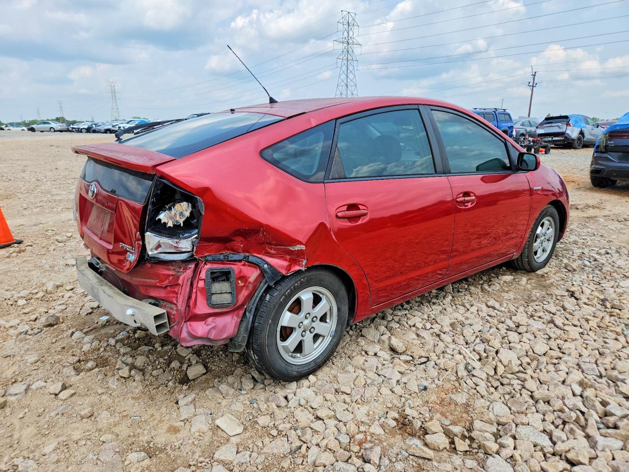 2008 Toyota Prius Touring Burgundy vin: JTDKB20U183446136