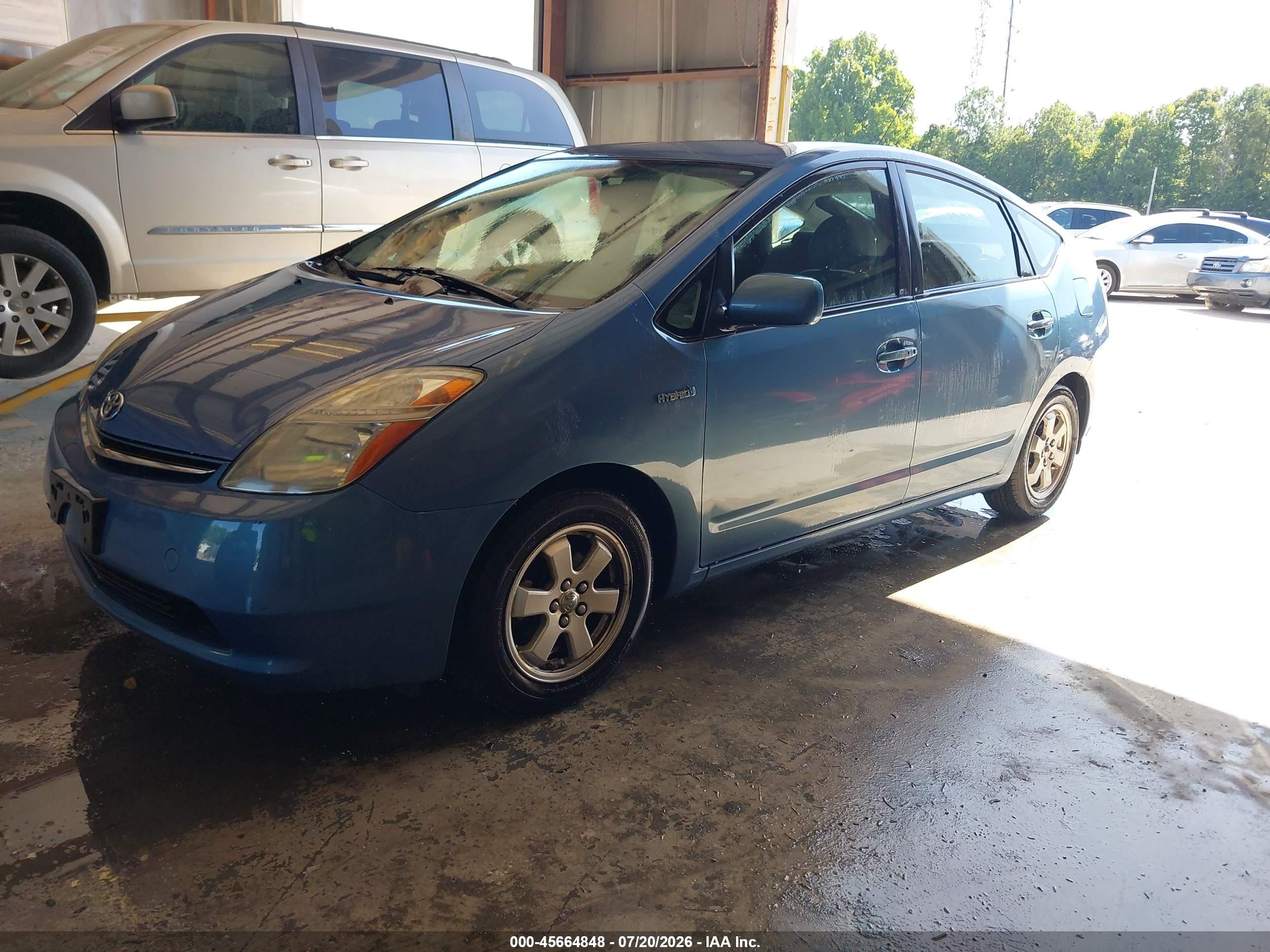 2008 Toyota Prius   Blue vin: JTDKB20U187697585