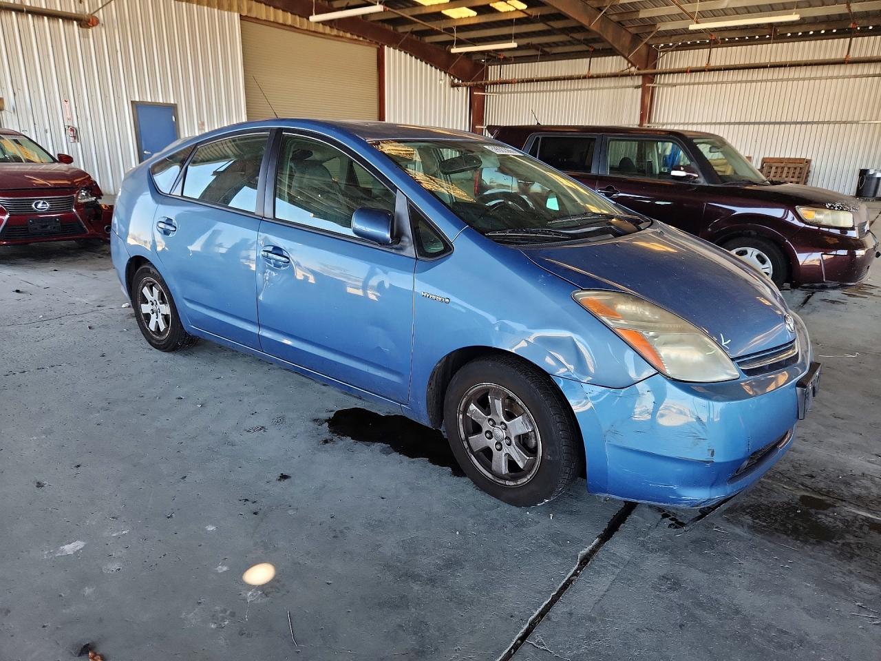 2008 Toyota Prius Base Blue vin: JTDKB20U187725398