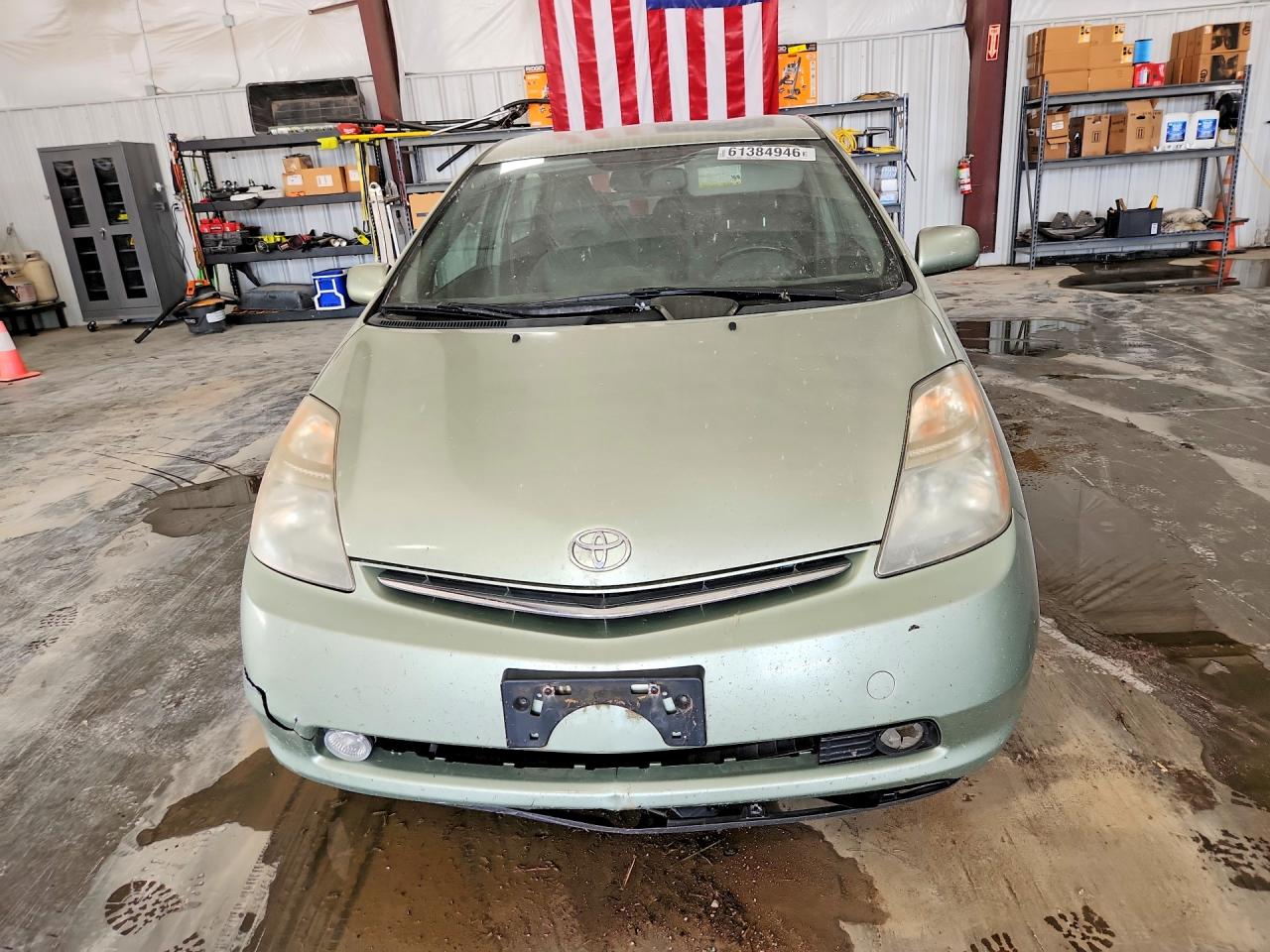 2008 Toyota Prius Base Green vin: JTDKB20U187727314