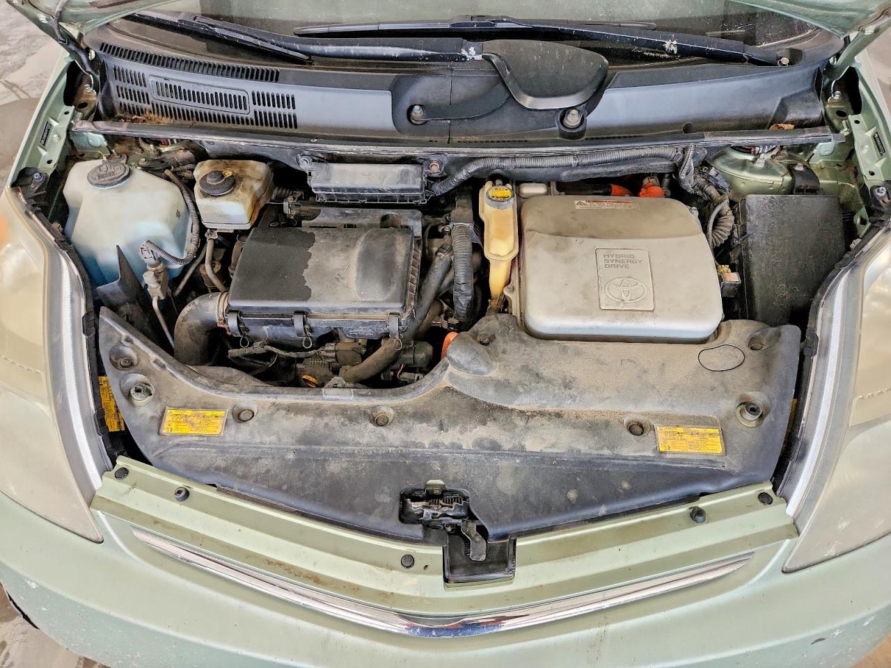2008 Toyota Prius Base Green vin: JTDKB20U187727314