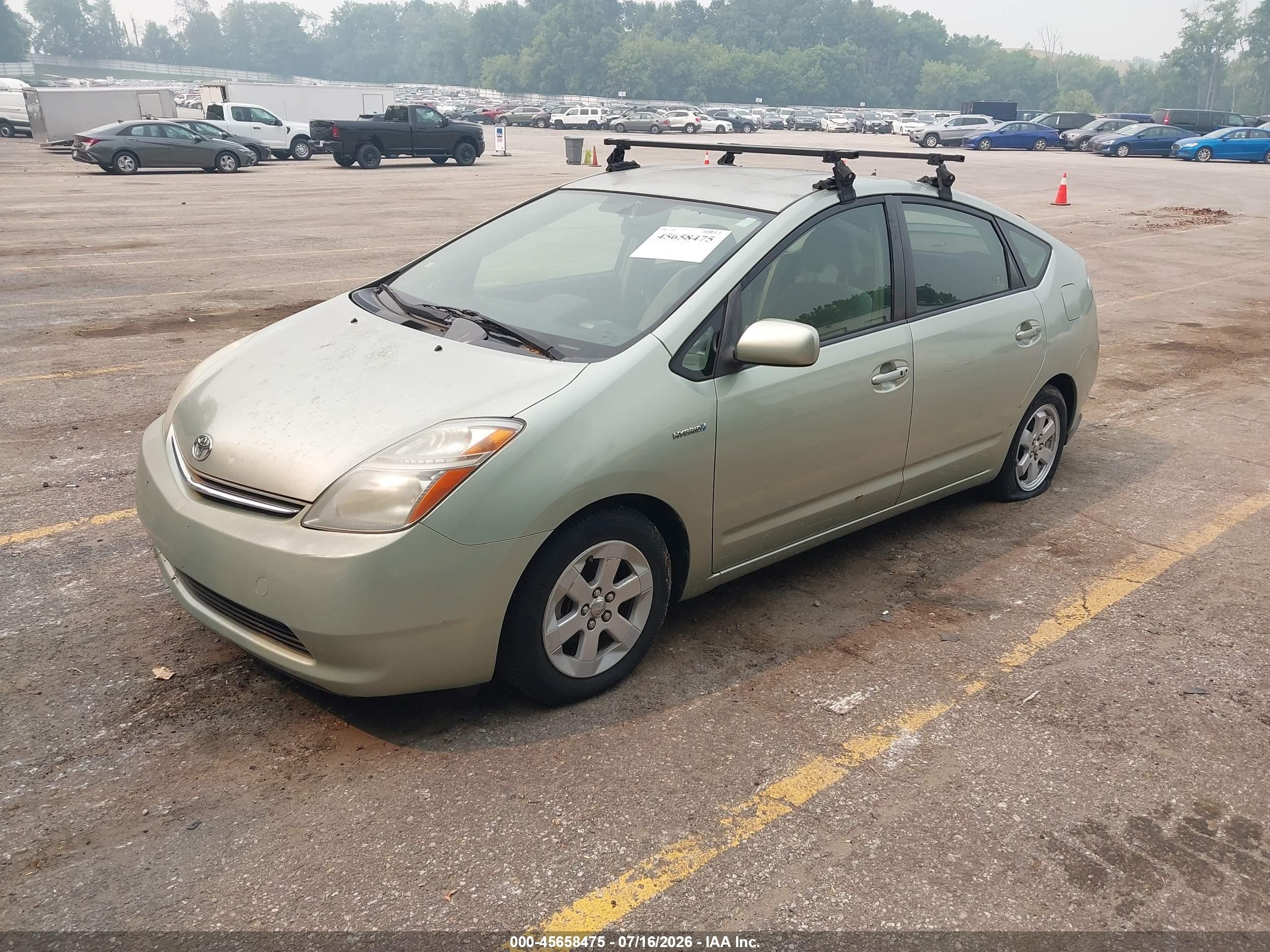 2008 Toyota Prius   Green vin: JTDKB20U187738491