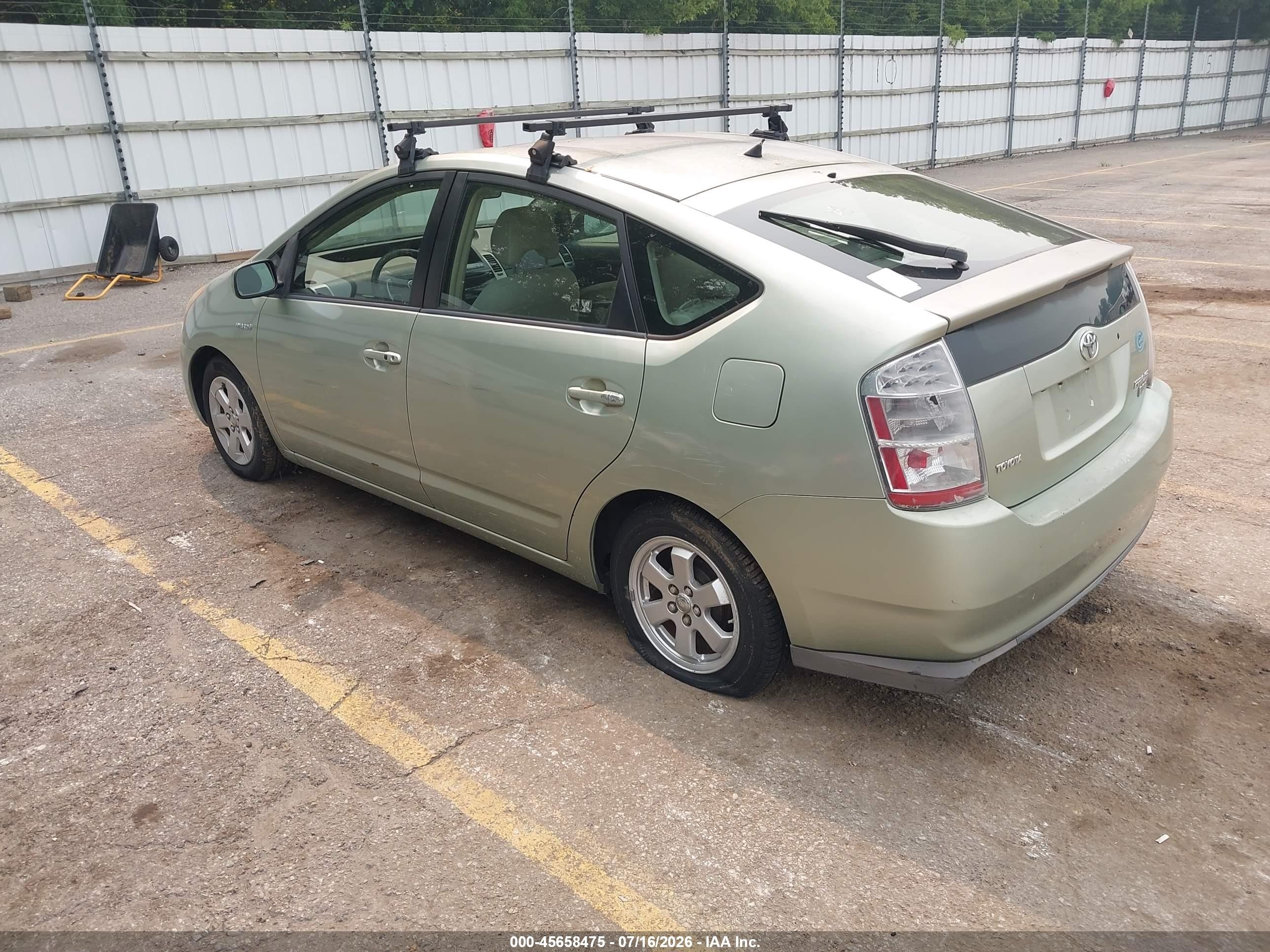 2008 Toyota Prius   Green vin: JTDKB20U187738491