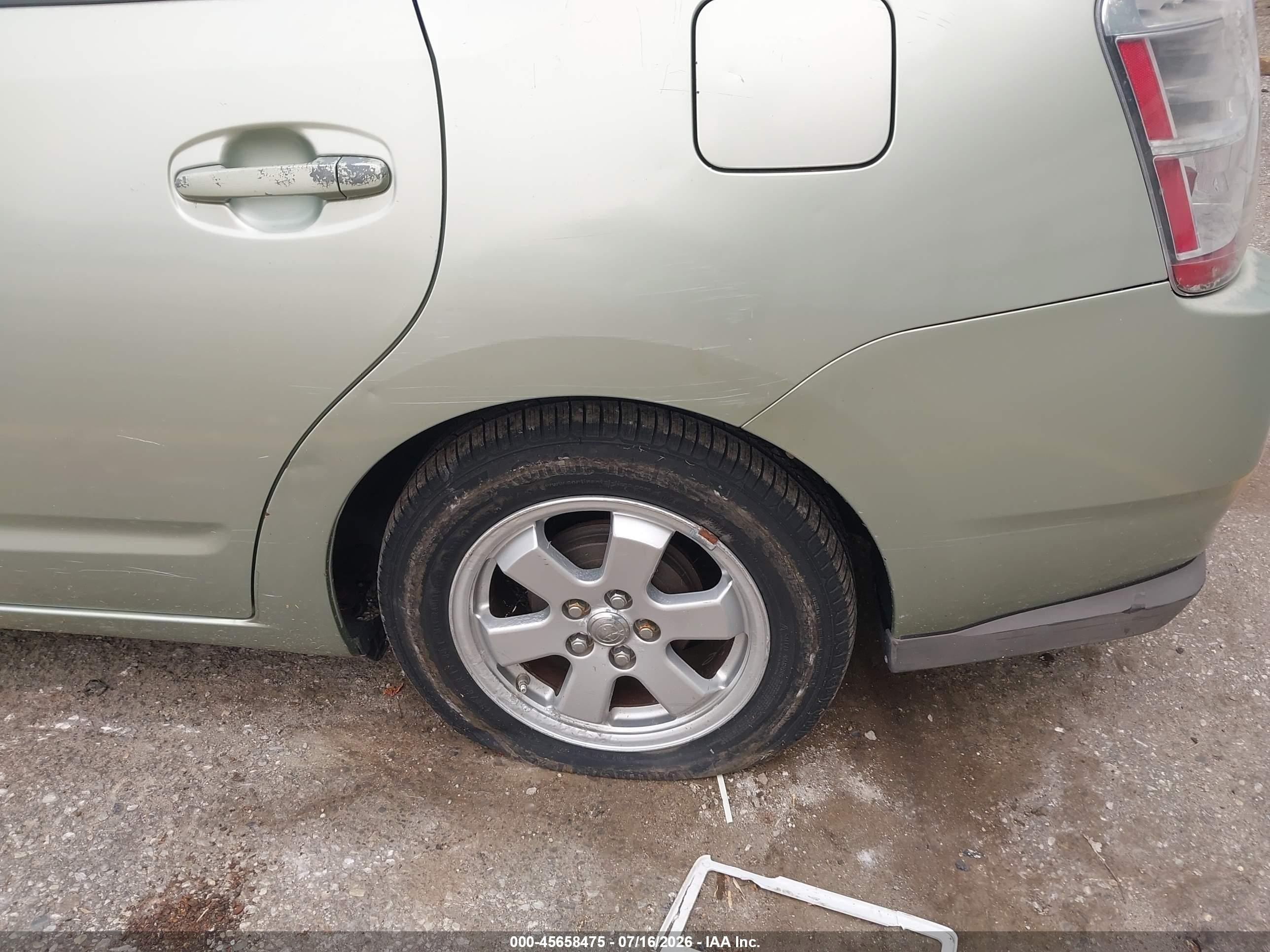 2008 Toyota Prius   Green vin: JTDKB20U187738491