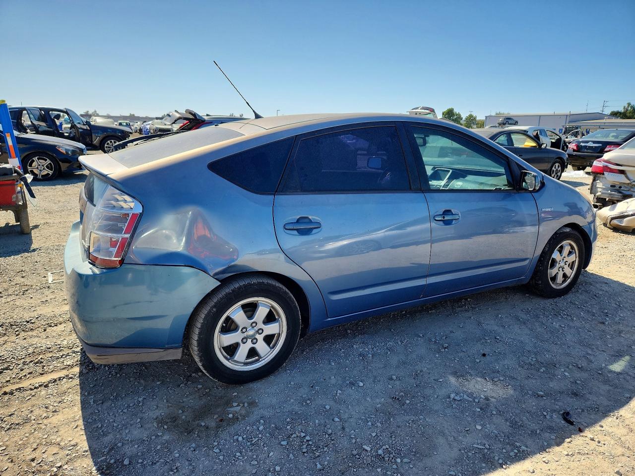 2008 Toyota Prius Base Blue vin: JTDKB20U187745294