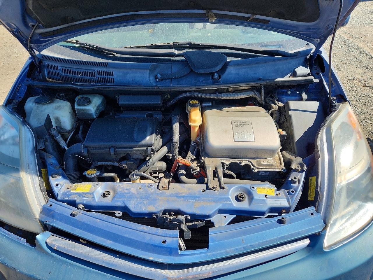 2008 Toyota Prius Base Blue vin: JTDKB20U187745294