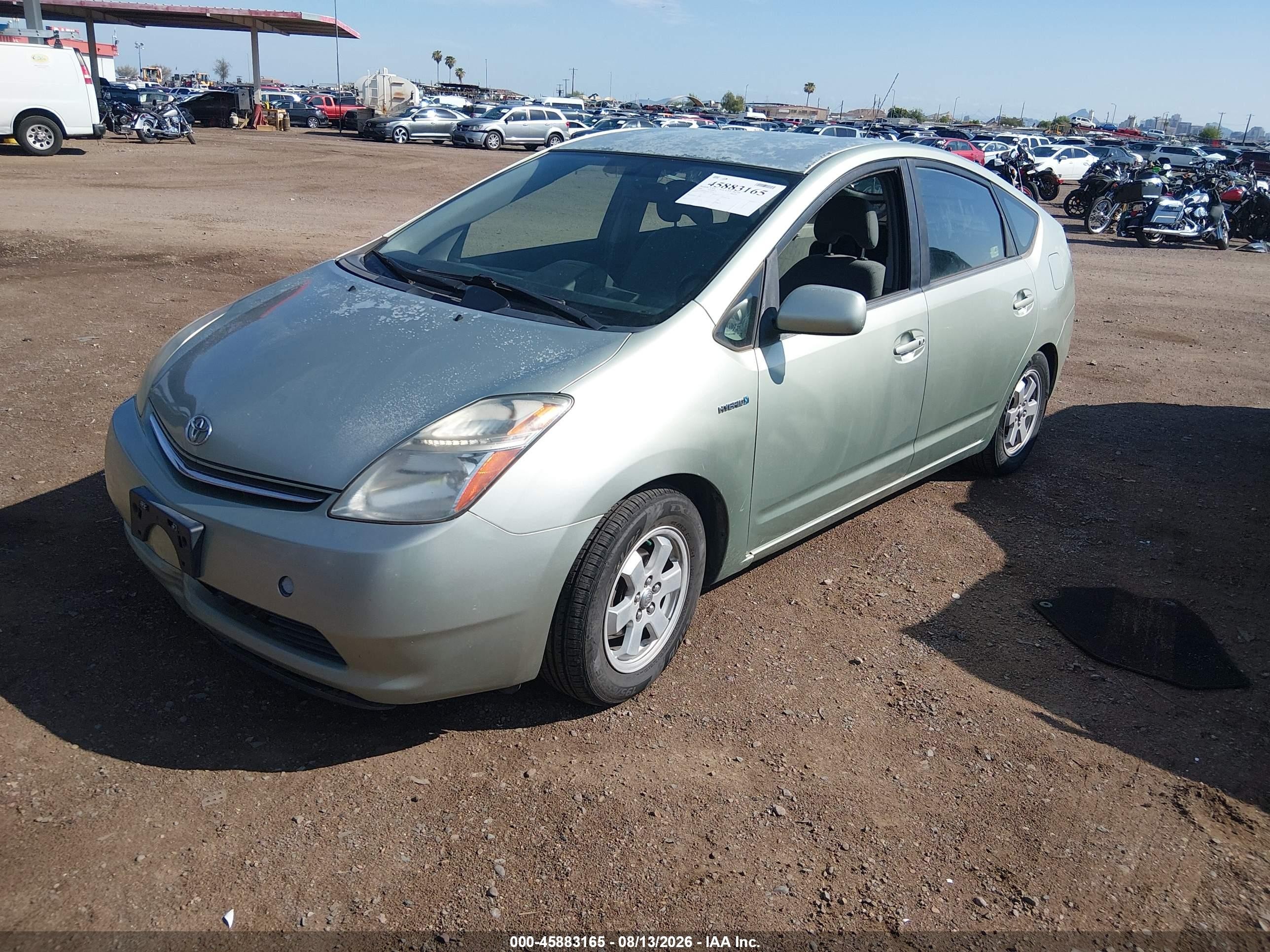 2008 Toyota Prius   Green vin: JTDKB20U187752214