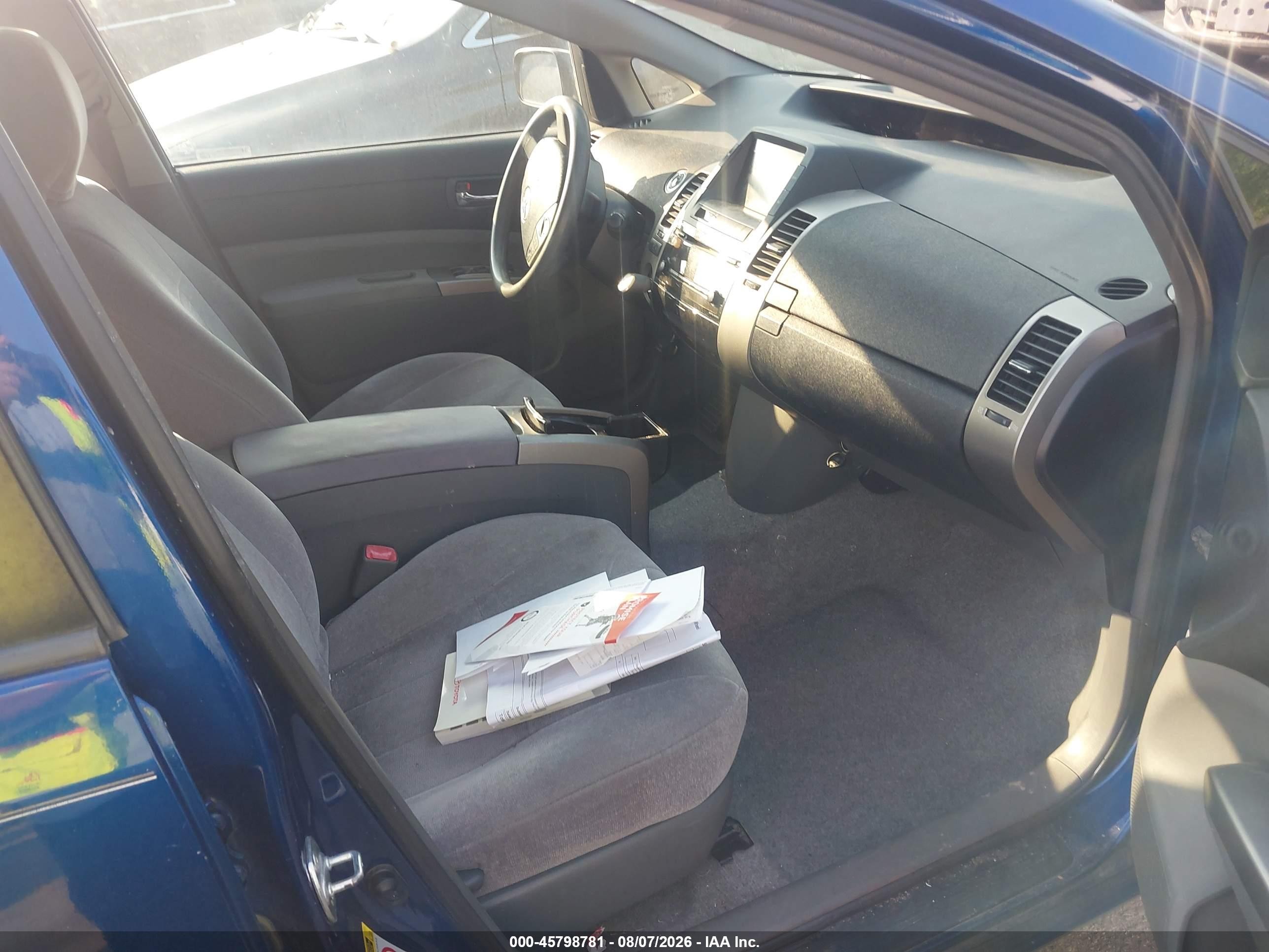 2008 Toyota Prius   Blue vin: JTDKB20U187763164