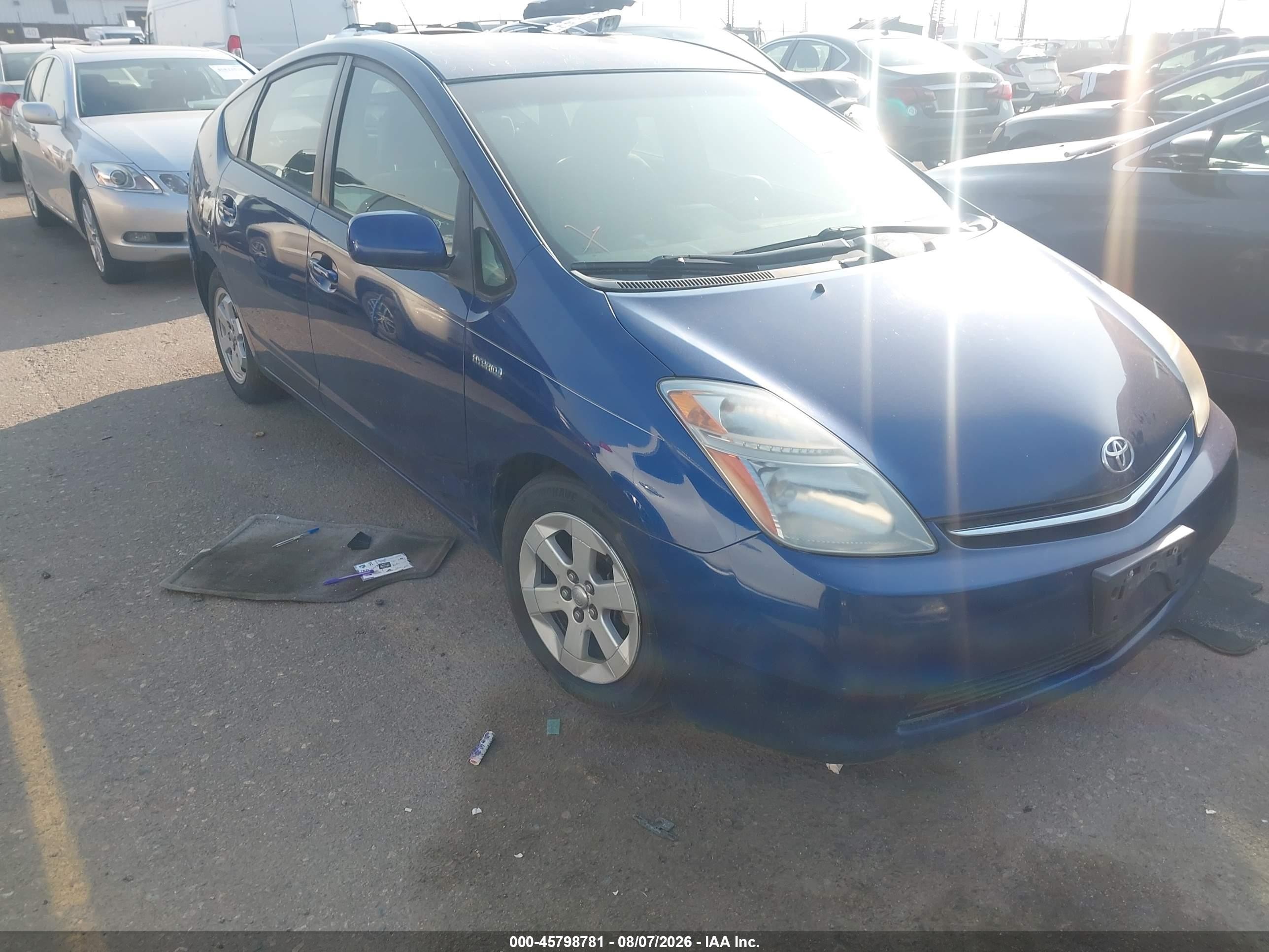 2008 Toyota Prius   Blue vin: JTDKB20U187763164