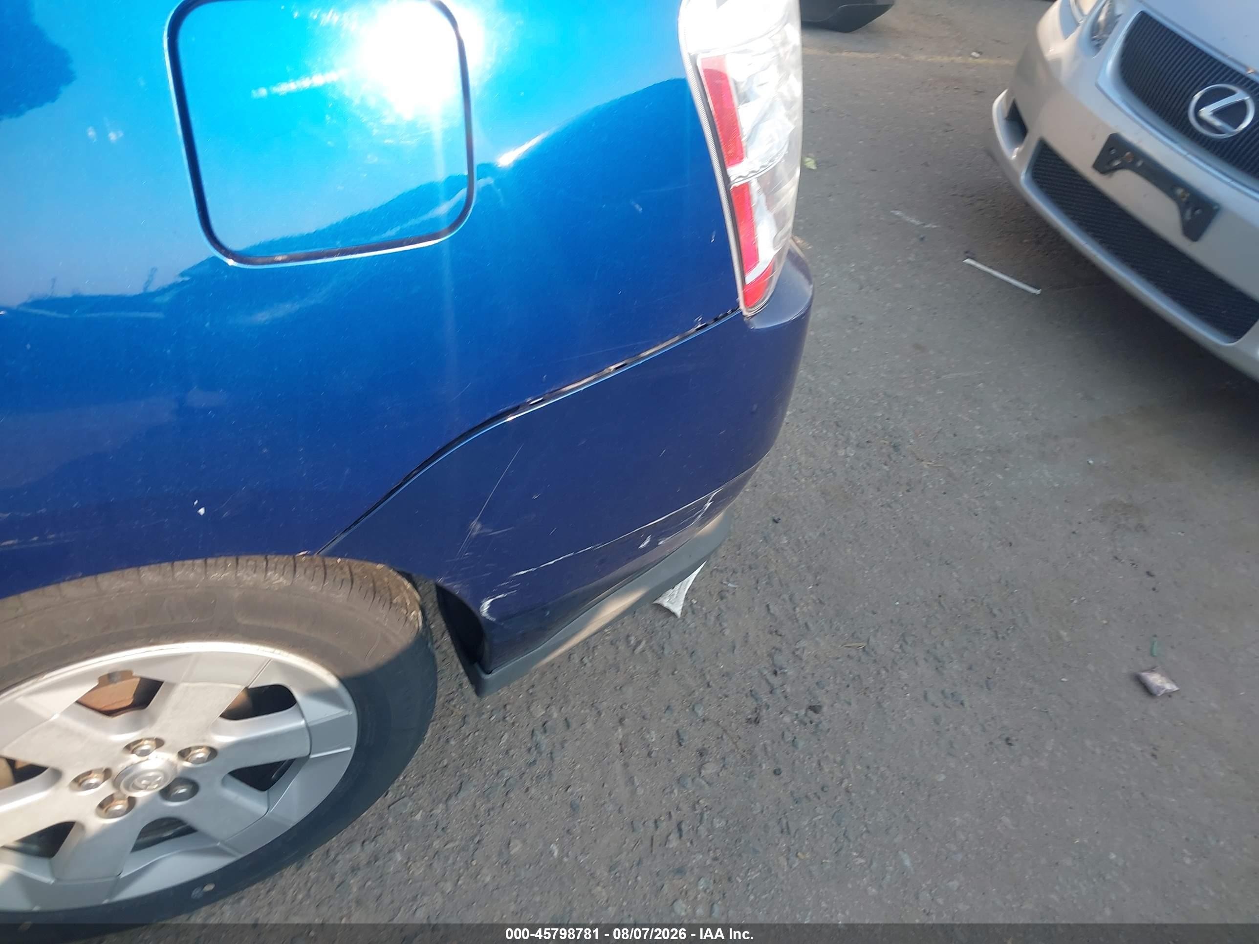 2008 Toyota Prius   Blue vin: JTDKB20U187763164