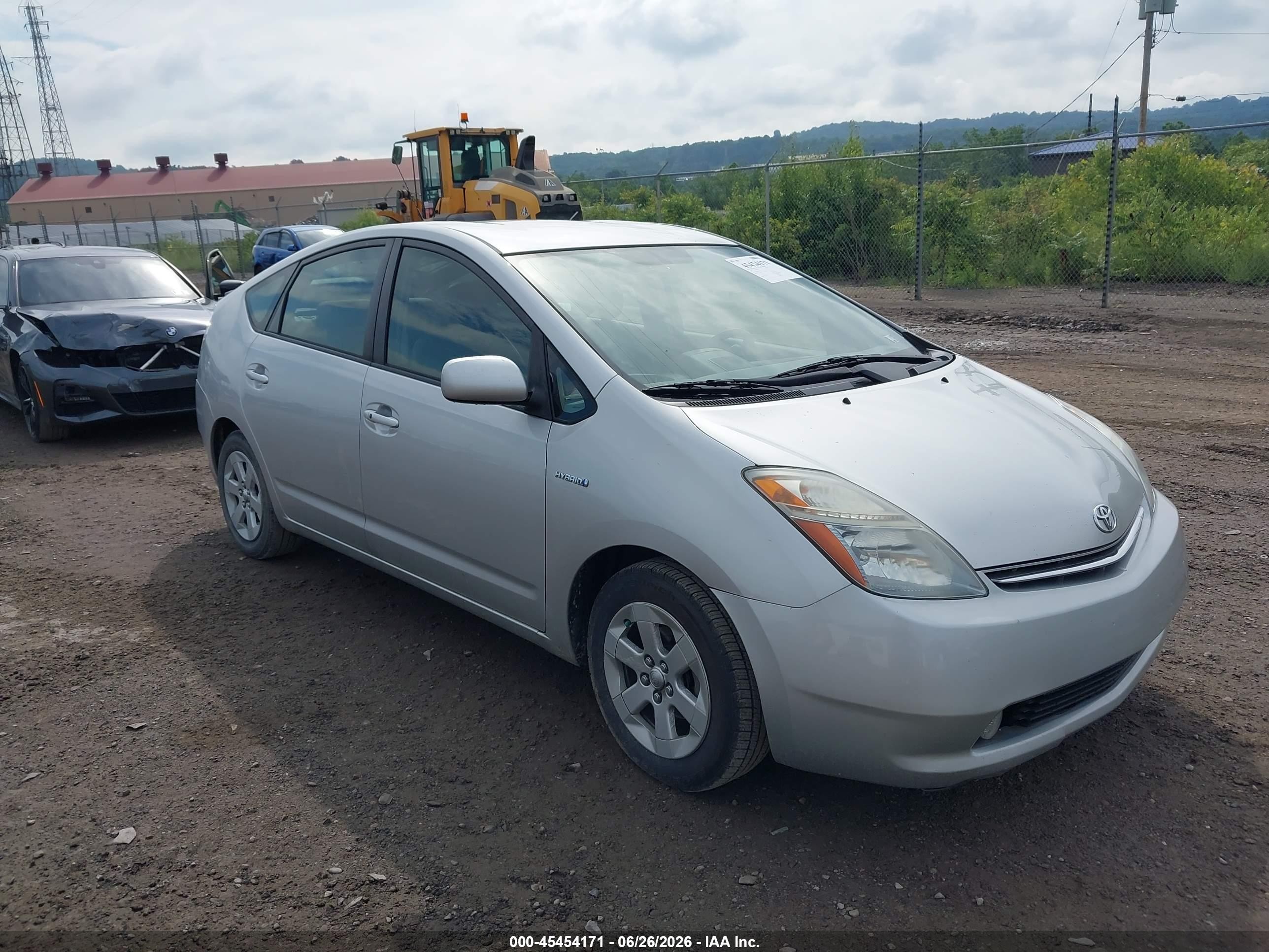 2008 Toyota Prius   Silver vin: JTDKB20U187776321