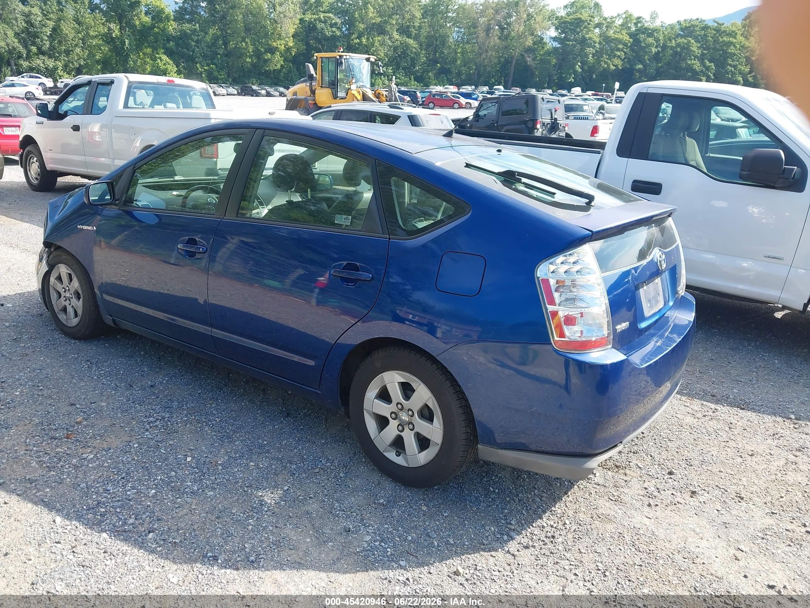2008 Toyota Prius   Blue vin: JTDKB20U187779512