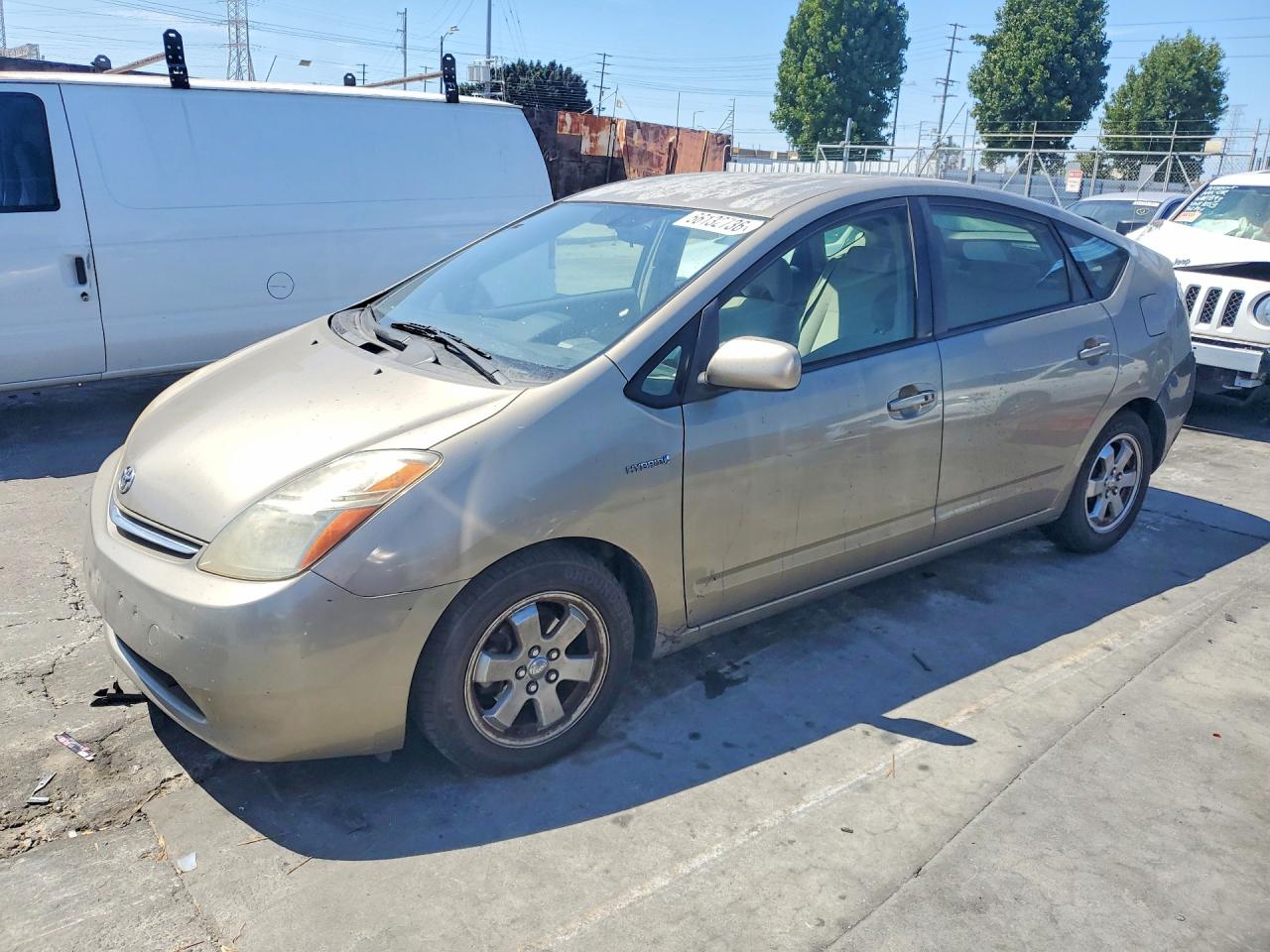 2008 Toyota Prius Base Желто-коричневый vin: JTDKB20U187791255