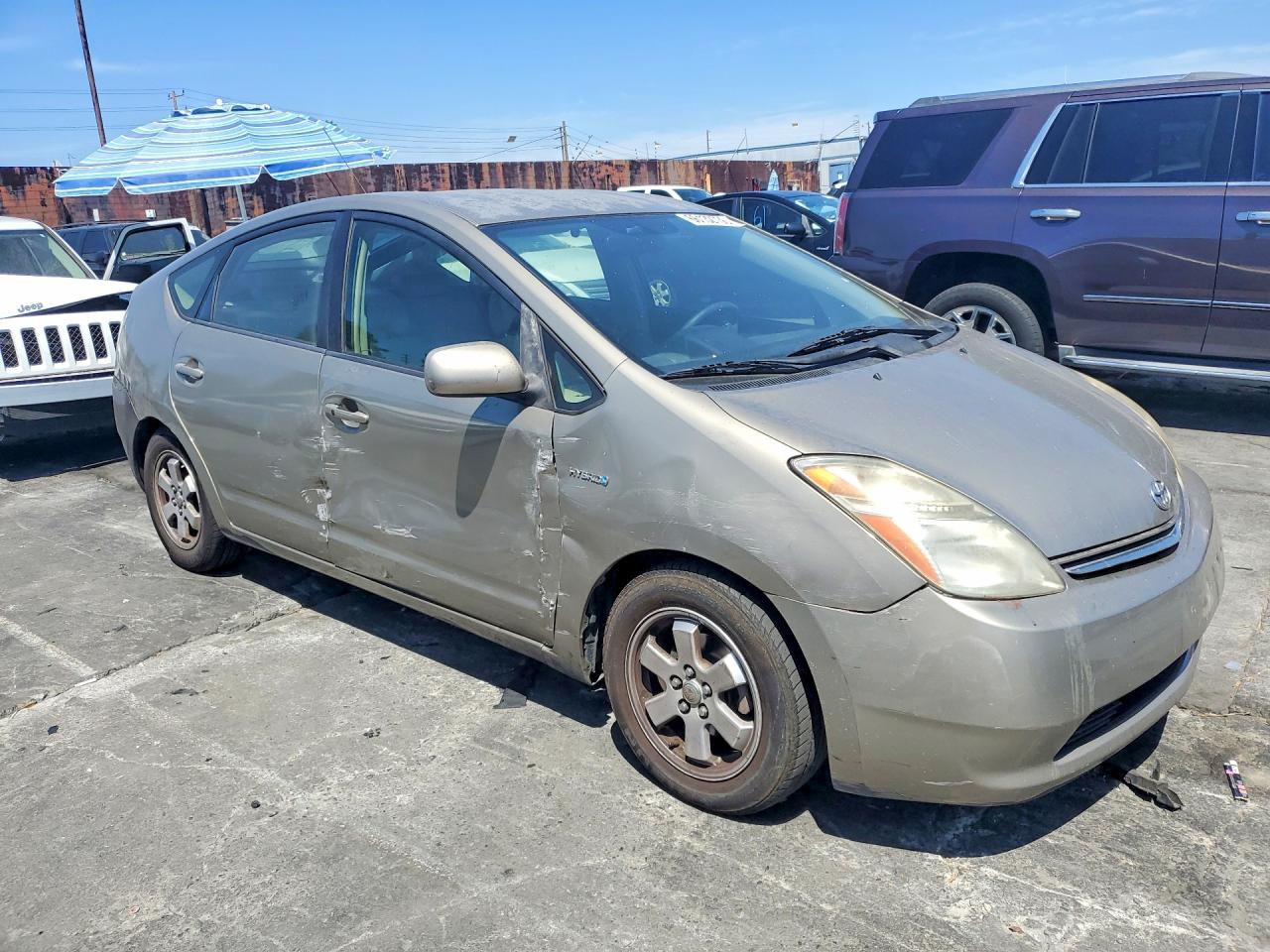 2008 Toyota Prius Base Желто-коричневый vin: JTDKB20U187791255