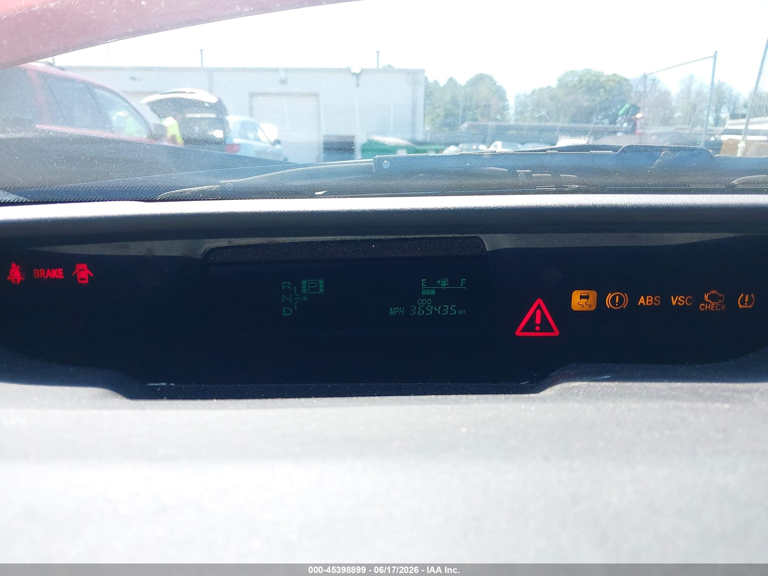 2008 Toyota Prius   Красный vin: JTDKB20U187796293