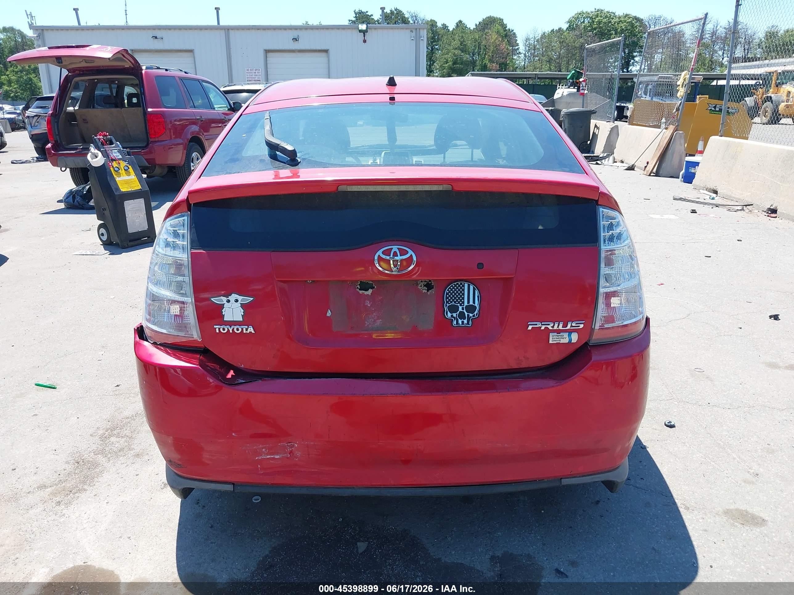 2008 Toyota Prius   Красный vin: JTDKB20U187796293