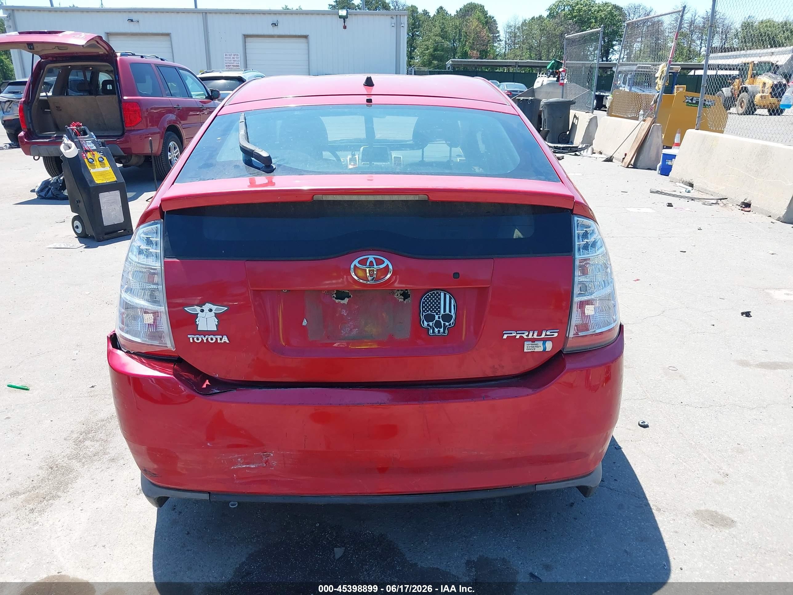 2008 Toyota Prius   Красный vin: JTDKB20U187796293