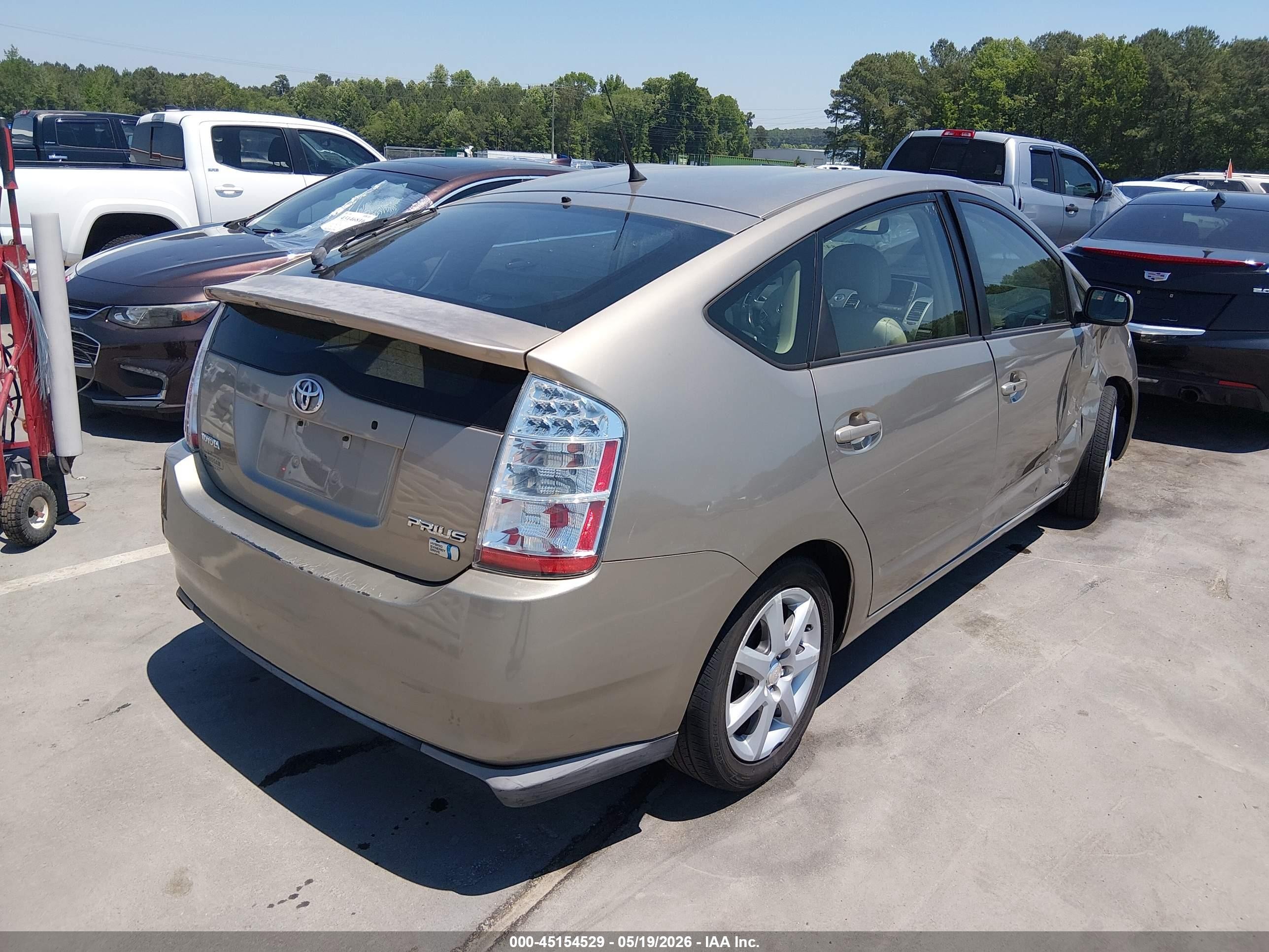 2009 Toyota Prius Touring Gold vin: JTDKB20U193465335